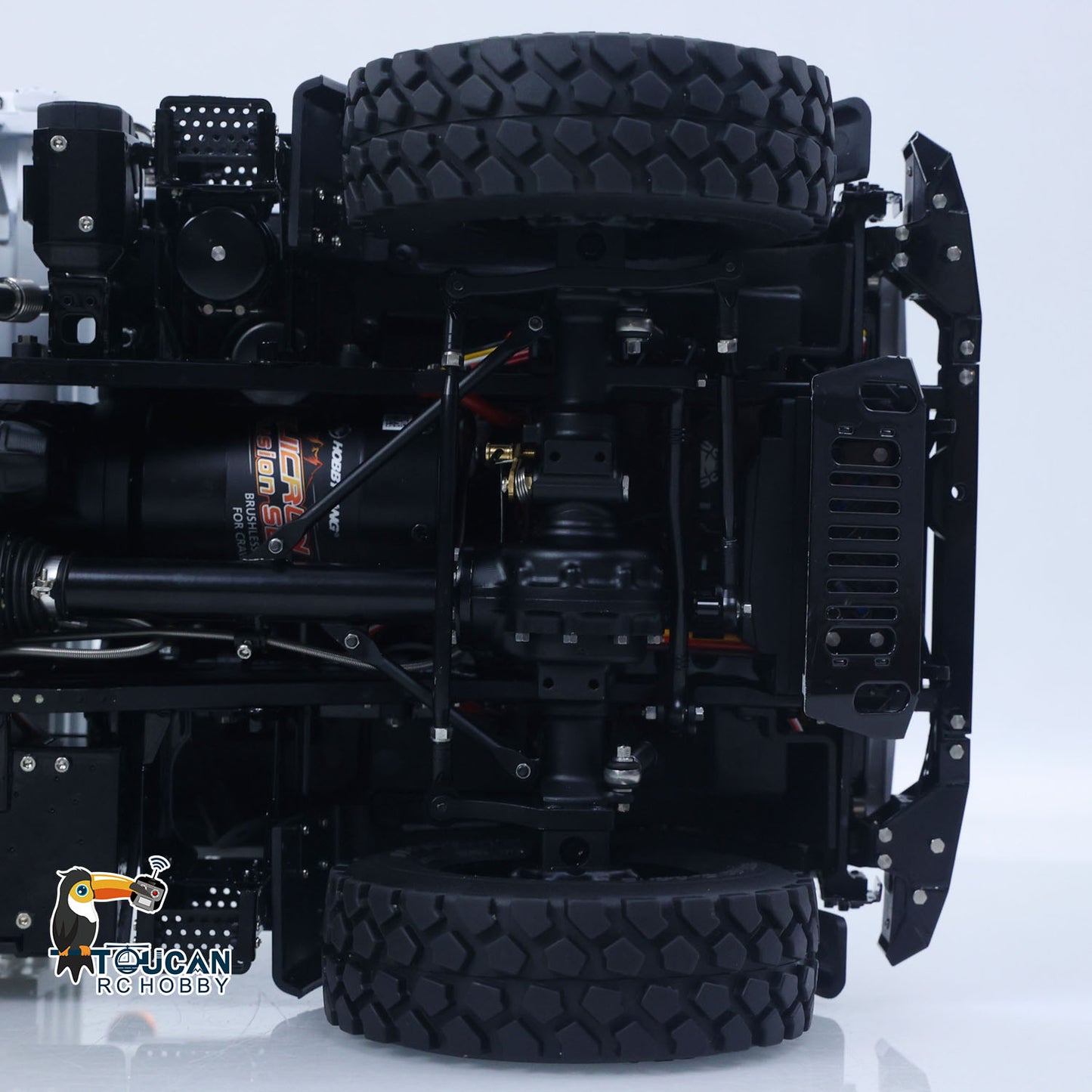 LESU U4023 4X4 1/14 RC Off Road Vehicle Metal ATV Light Truck MT44023 Model Light Sound Wheel Reduction Axle Lock Radio Battery