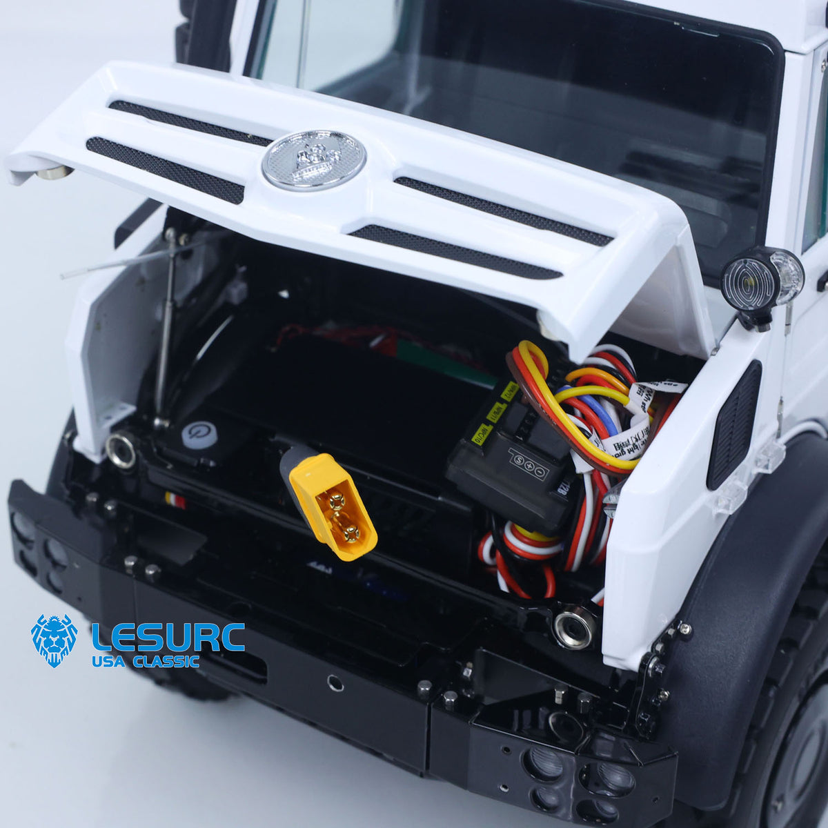 11.11 Flash Sale LESU U4023 4X4 1/14 RC Off Road Vehicle Metal ATV Light Truck MT44023 Model Light Sound Wheel Reduction Axle Lock Radio