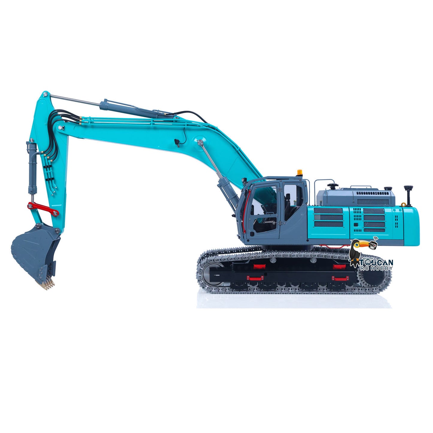 LESU 1/14 Remote Control Metal Hydraulic Excavator SK500 RC Digger Finished/KIT Model 6CH Valve 3MAP Pump Brass Relief Valve Lights