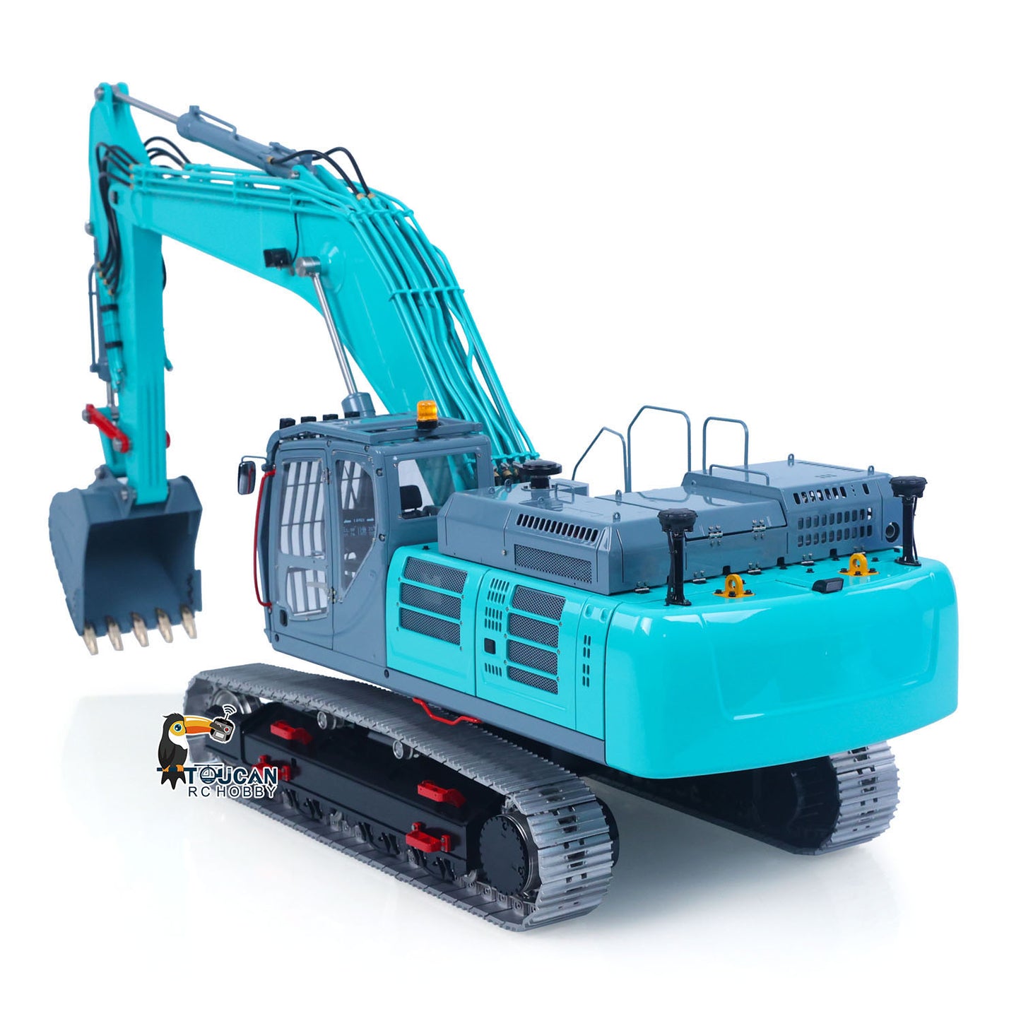 LESU 1/14 Remote Control Metal Hydraulic Excavator SK500 RC Digger Finished/KIT Model 6CH Valve 3MAP Pump Brass Relief Valve Lights