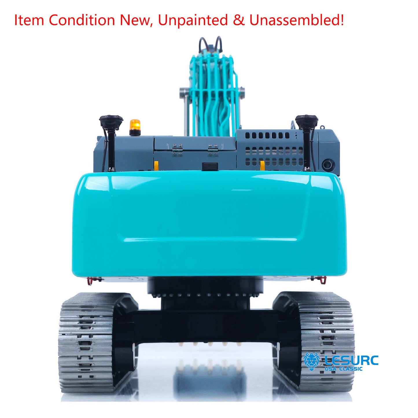 LESU SK500 1/14 Metal RC Hydraulic Digger B0018 Unassembled Excavator with 6CH Reversing Valve Light System for RC Model Builders