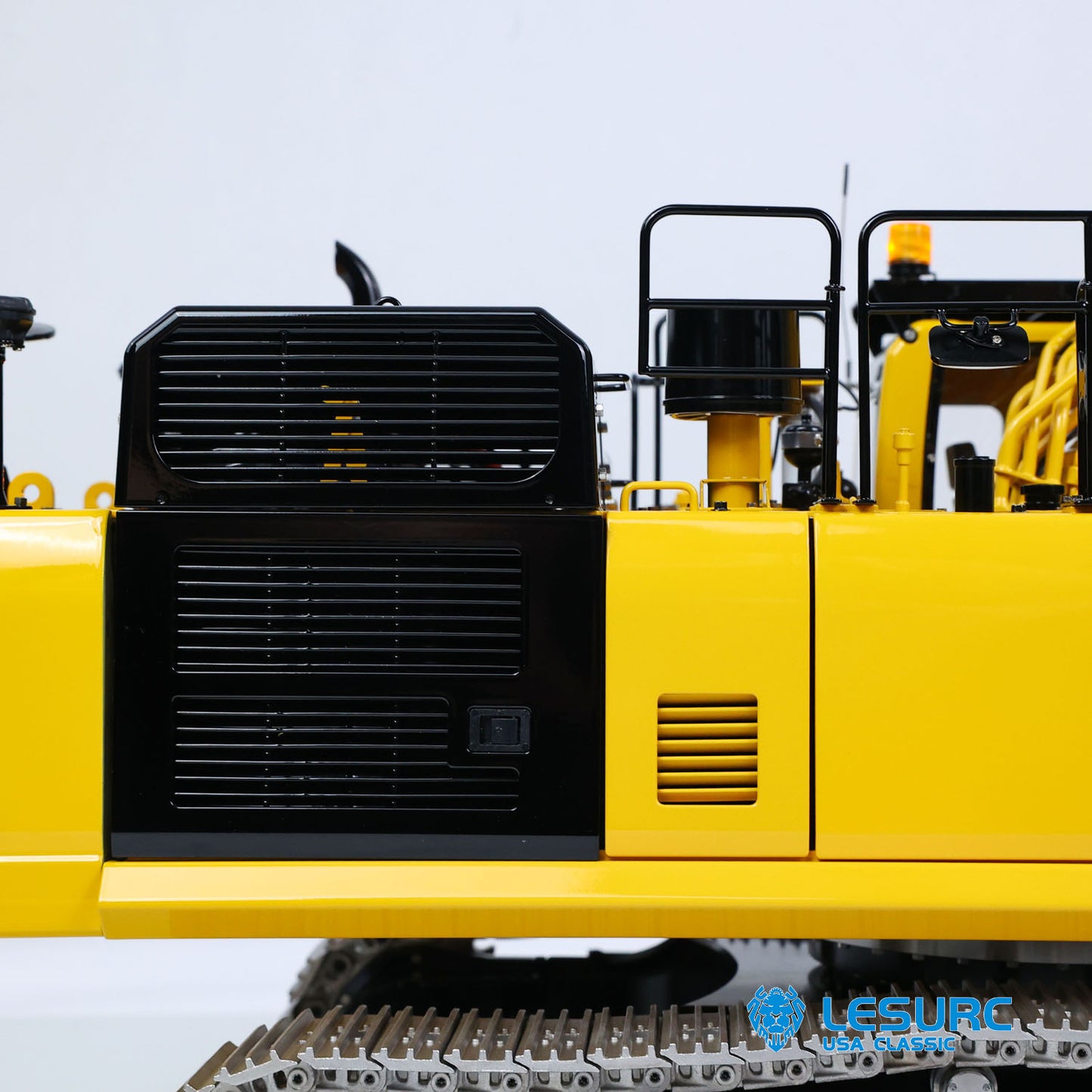 LIMITED-TIME SALE IN Stock LESU Aoue PC500 1/14 Metal RC Hydraulic Tracked Excavator RC Digger Model 7Ways Valve 3-4MAP Pump Light System Assembled