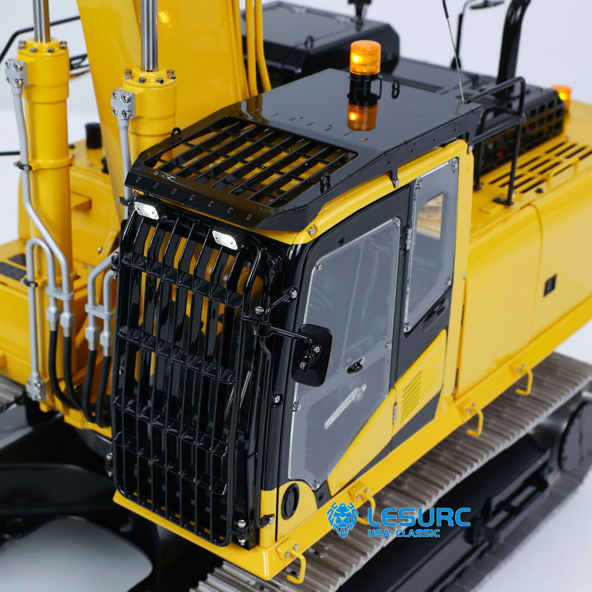 11.11 Flash Sale LESU 1/14 Metal Remote Control Hydraulic Tracked Excavator RTR Aoue PC500 RC Digger 7Ways Valve PL18EV Lite Radio Light