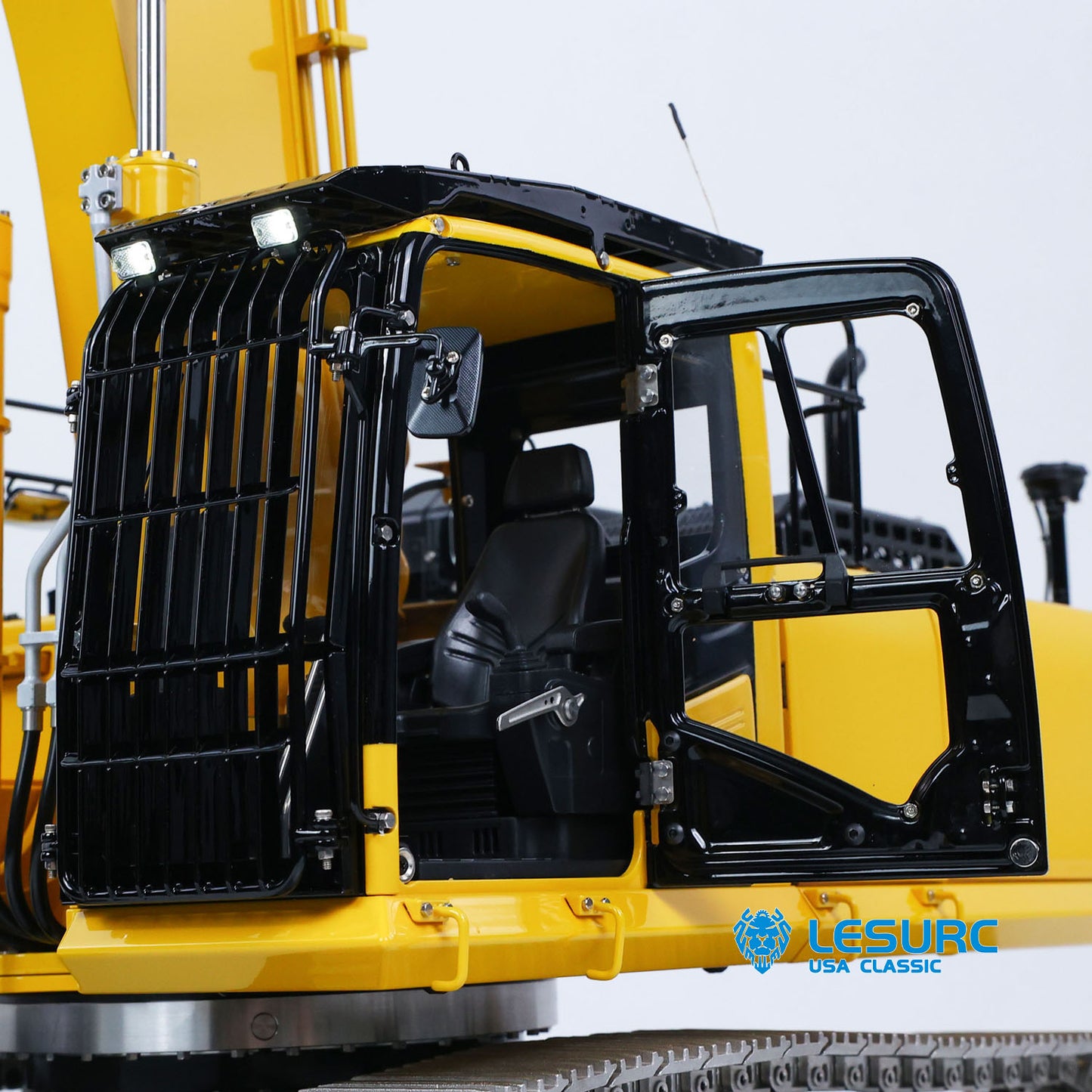 LIMITED-TIME SALE IN Stock LESU Aoue PC500 1/14 Metal RC Hydraulic Tracked Excavator RC Digger Model 7Ways Valve 3-4MAP Pump Light System Assembled
