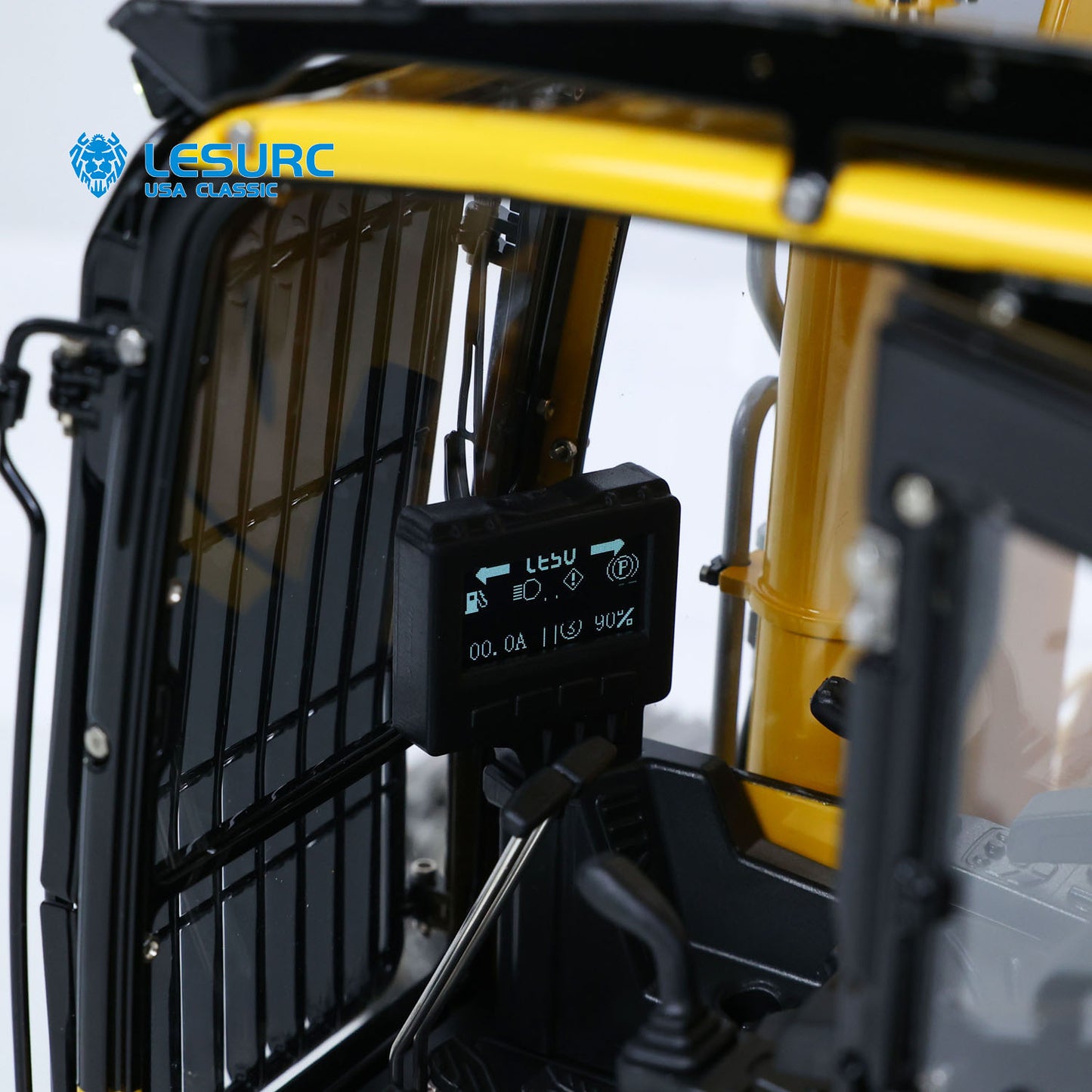 LIMITED-TIME SALE IN Stock LESU Aoue PC500 1/14 Metal RC Hydraulic Tracked Excavator RC Digger Model 7Ways Valve 3-4MAP Pump Light System Assembled