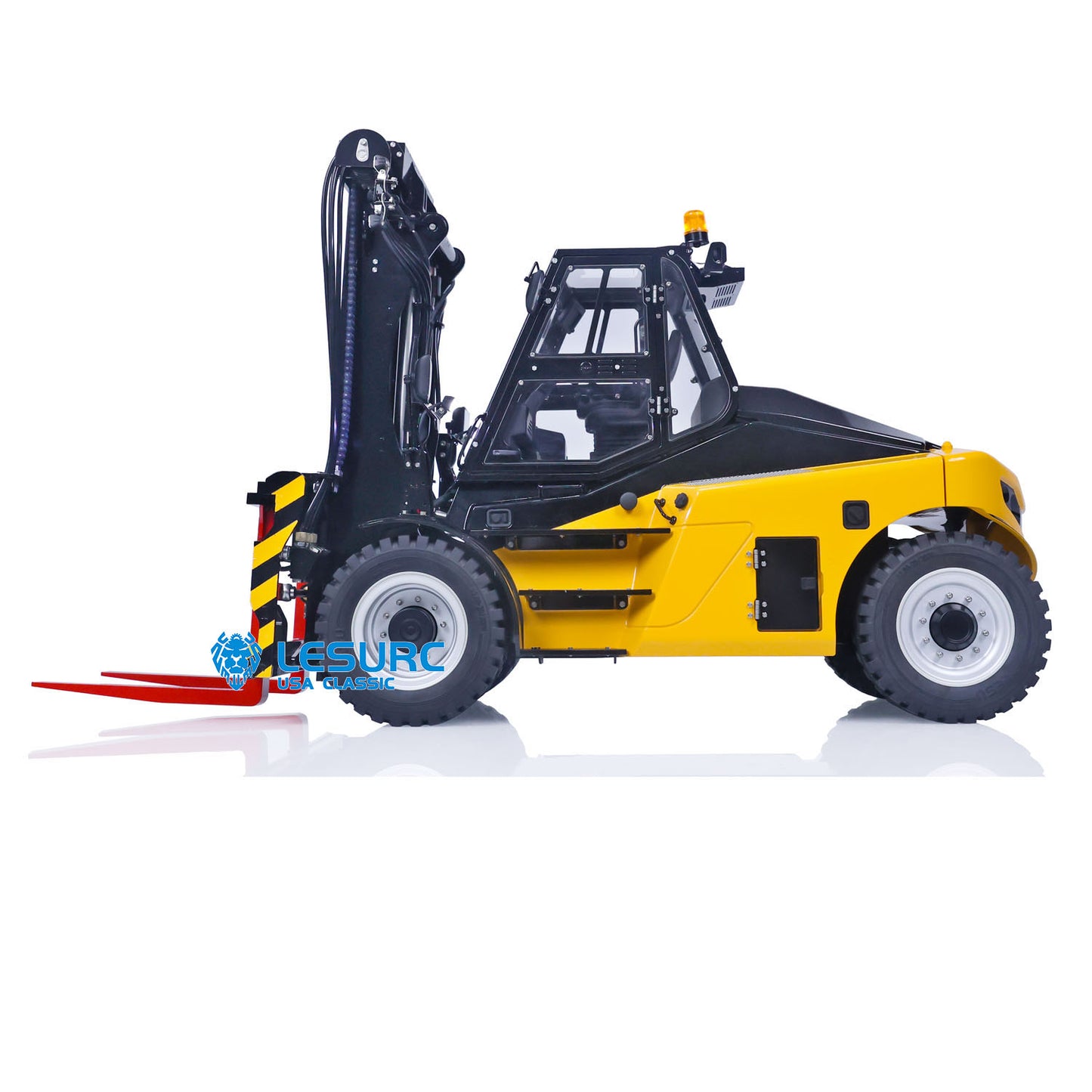 LESU AOUE LD160S 1/14 Metal Hydraulic RC Forklift FlySky ST8 Remote Controller and SR12 Receiver 6 Ways Reversing Valve Sound Light System