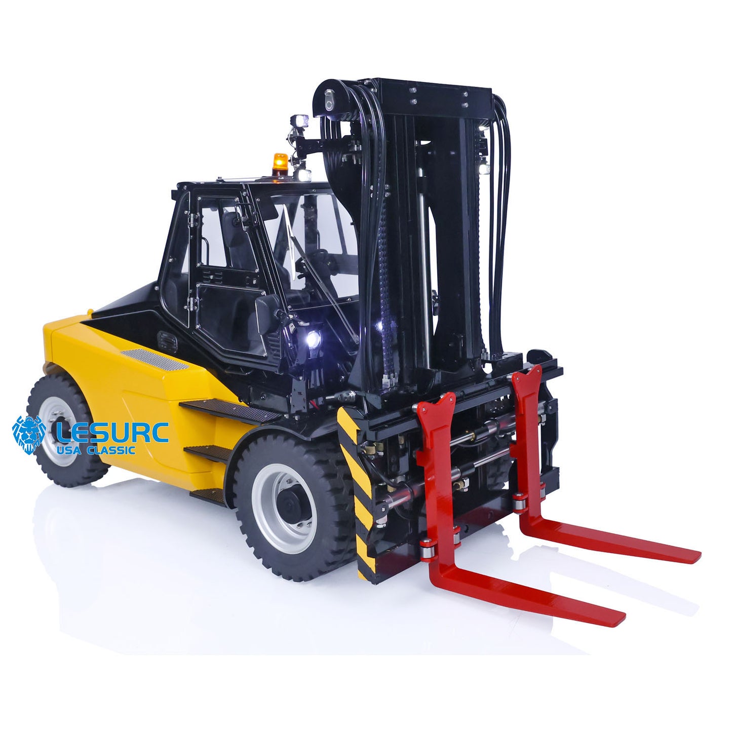 1/14 Aoue-LD160S RC Hydraulic Fork Lift LESU Remote Control Forklift Car Metal Trucks Engineering Vehicles