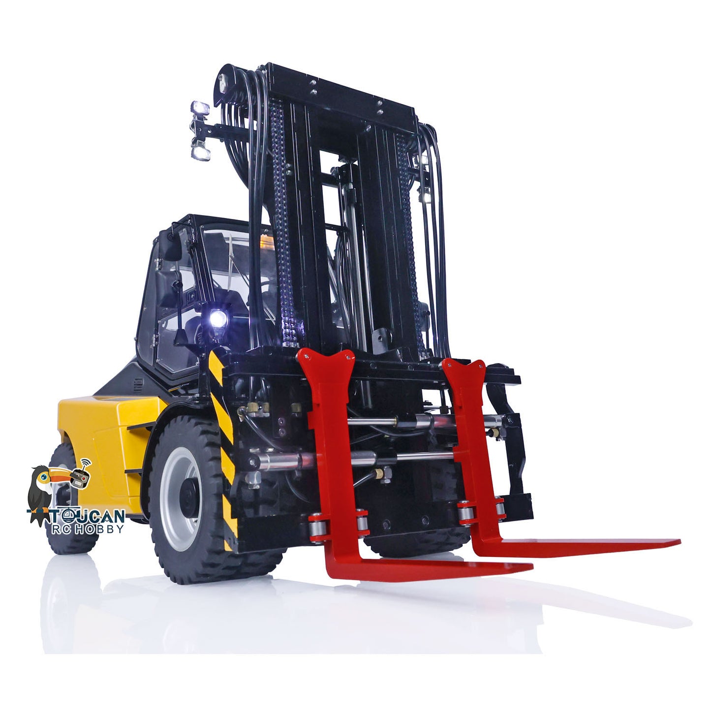 LESU 1/14 Heavy RC Hydraulic Fork Lift Aoue-LD160S With ST8 Radio System SR12 Reversing E350 Charger Remote Control Vehicle Model