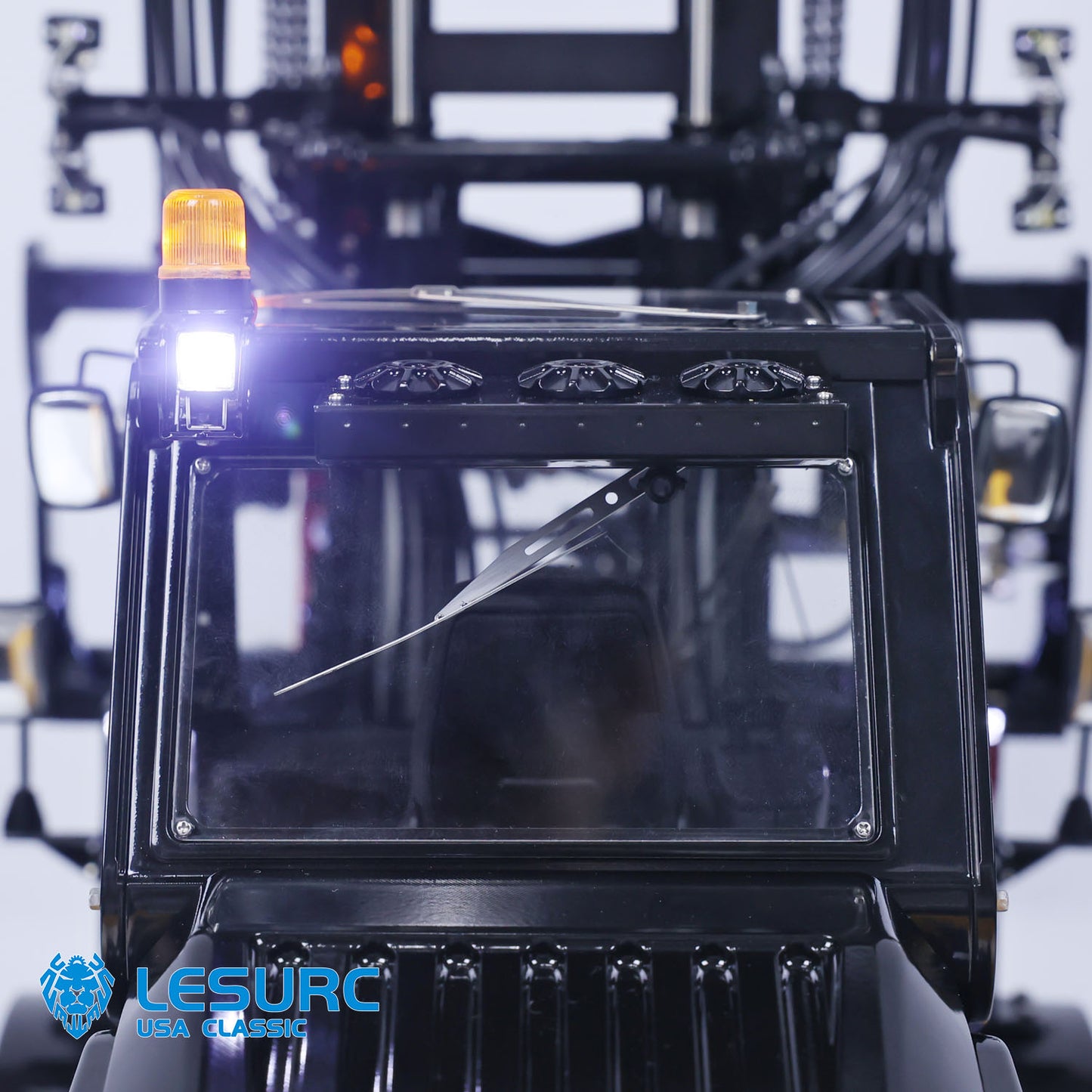 1/14 Aoue-LD160S RC Hydraulic Fork Lift LESU Remote Control Forklift Car Metal Trucks Engineering Vehicles