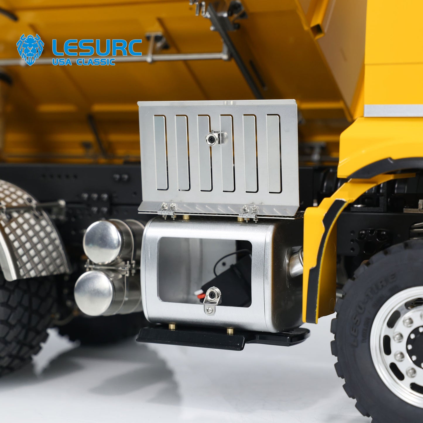 LESU Metal 6x6 1/14 RC Hydraulic Dump Truck 3-way Tipper Car Model I6S Radio Control Painted 3Speed Transmission