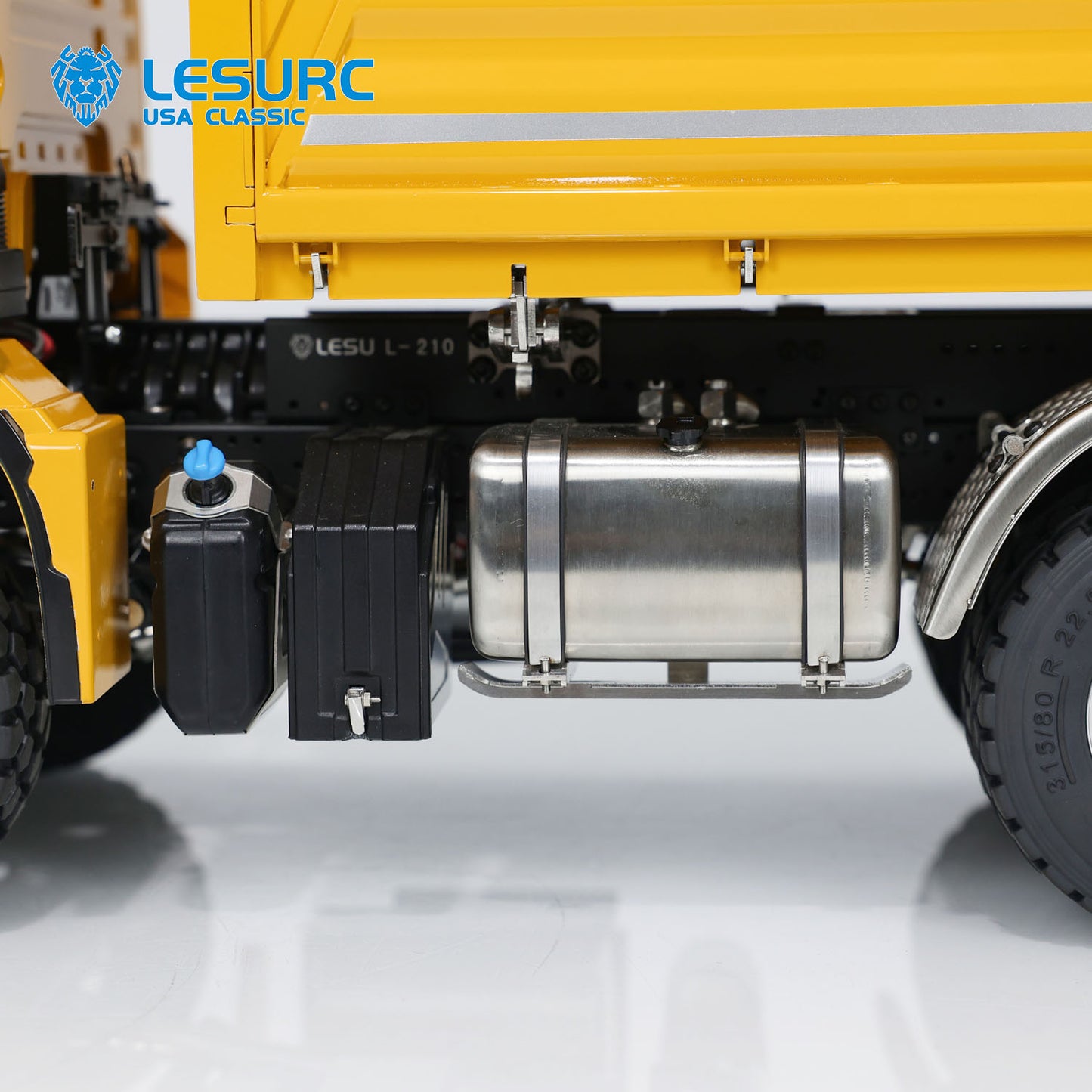 LESU Metal 6x6 1/14 RC Hydraulic Dump Truck 3-way Tipper Car Model I6S Radio Control Painted 3Speed Transmission