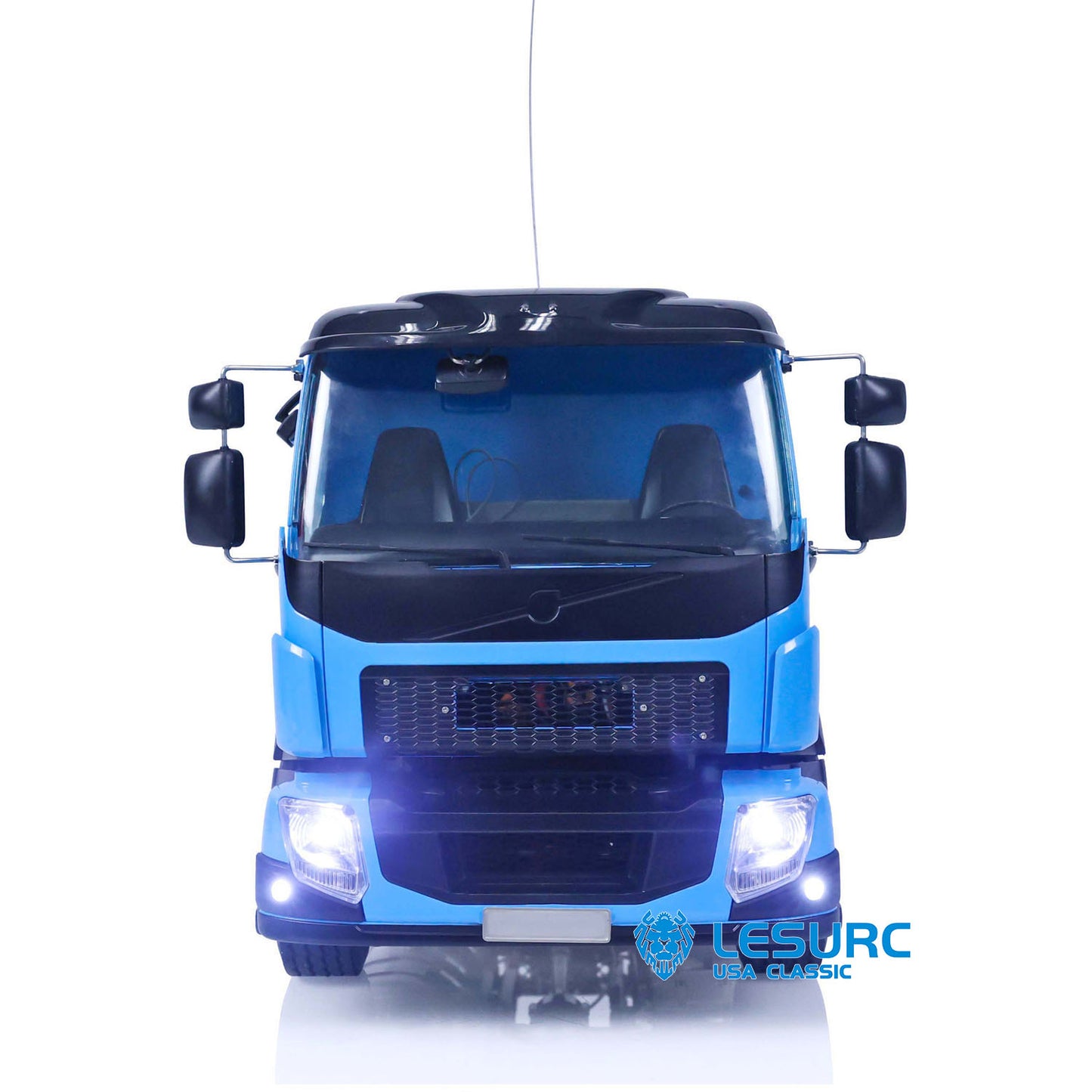 LESU 4x4 RC Tractor Truck 1/14 RTR Painted Assembled Radio Controlled Car Light Battery Metal Chassis ESC Motor