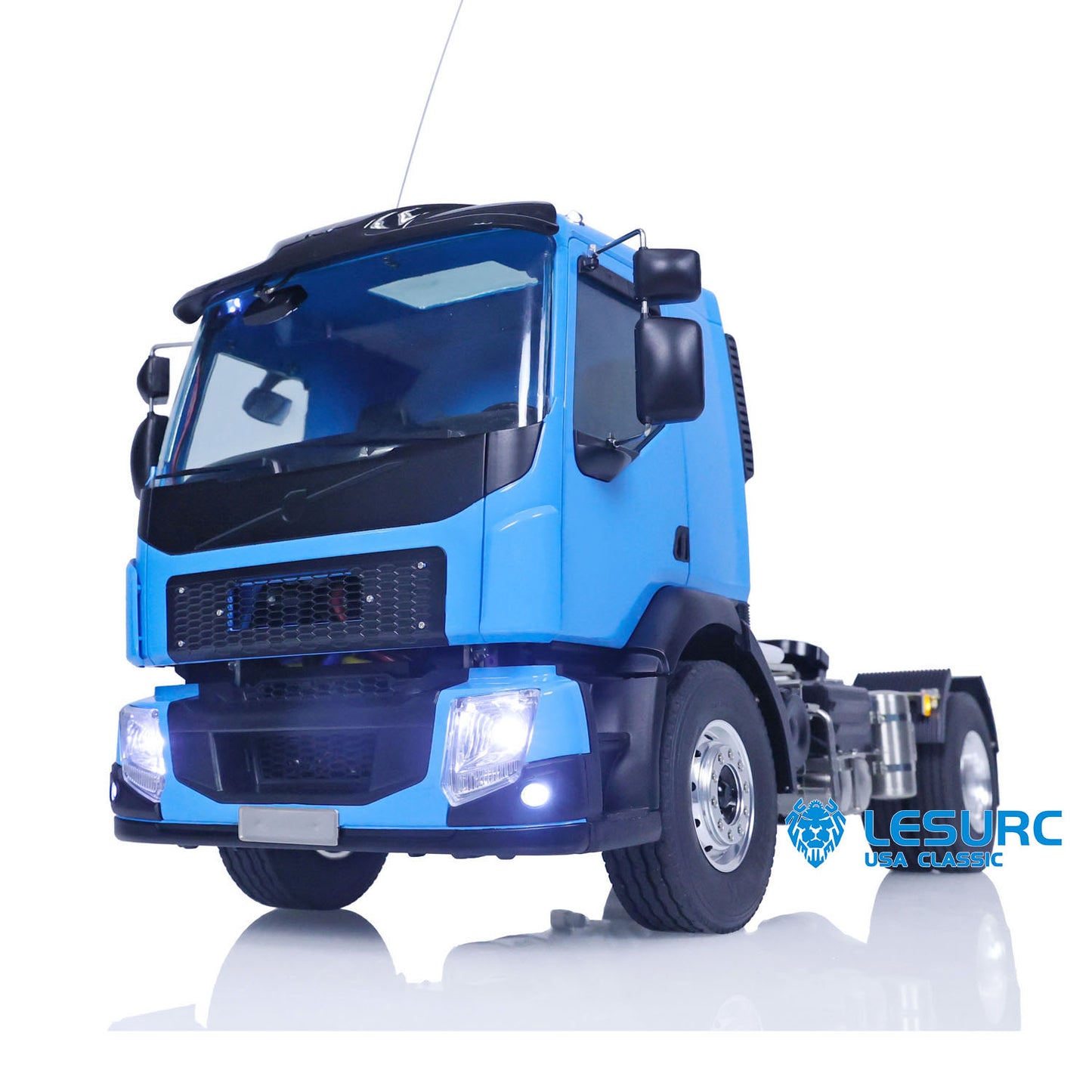 LESU 4x4 RC Tractor Truck 1/14 RTR Painted Assembled Radio Controlled Car Light Battery Metal Chassis ESC Motor