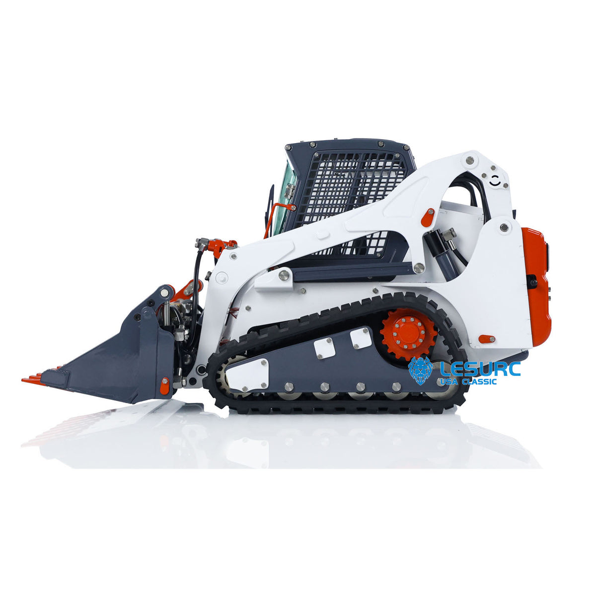 11.11 Flash Sale LESU Aoue LT5 1/14 Metal Hydraulic Tracked RC Skid-Steer Loader B0008 with I6S Radio Controller Light Sound System for Construction Vehicle Enthusiast