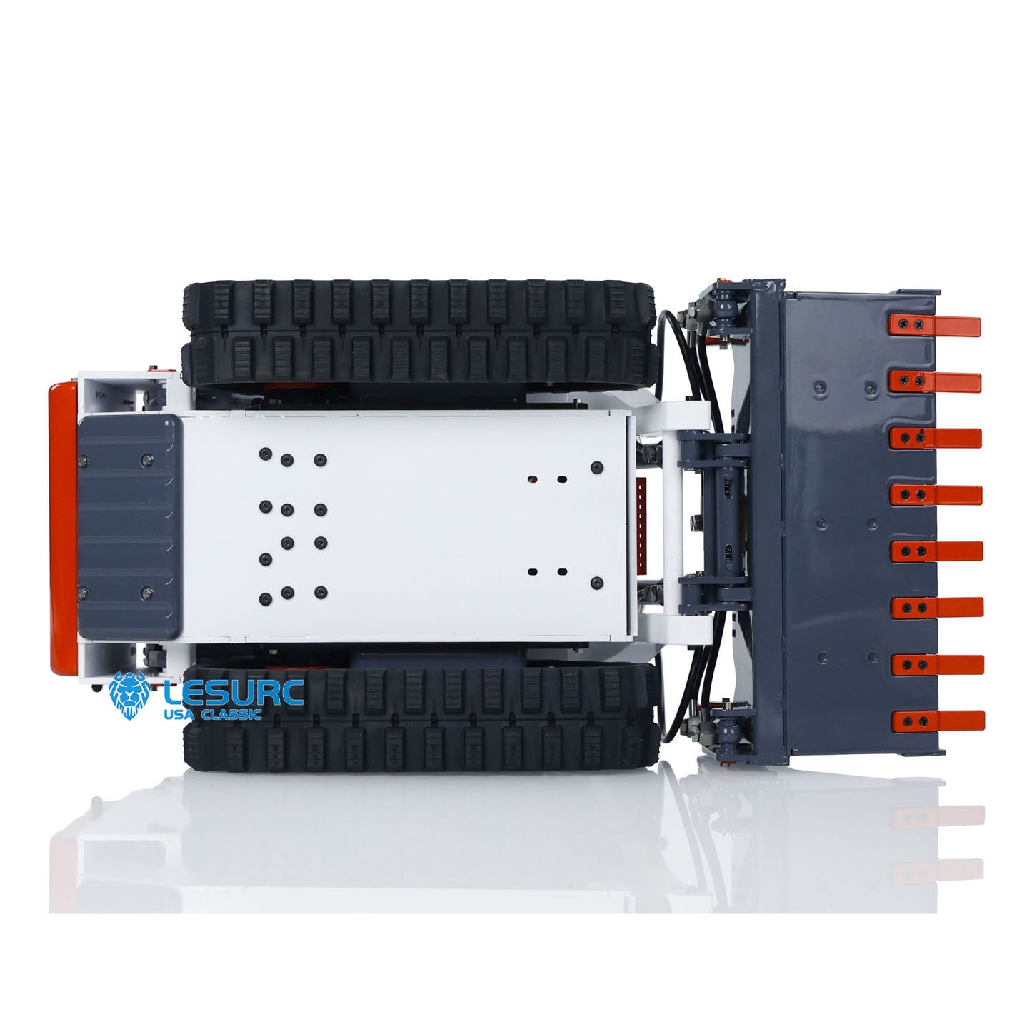 LESU Aoue LT5 1/14 Metal Hydraulic Tracked RC Skid-Steer Loader B0008 with I6S Radio Controller Light Sound System for Construction Vehicle Enthusiast