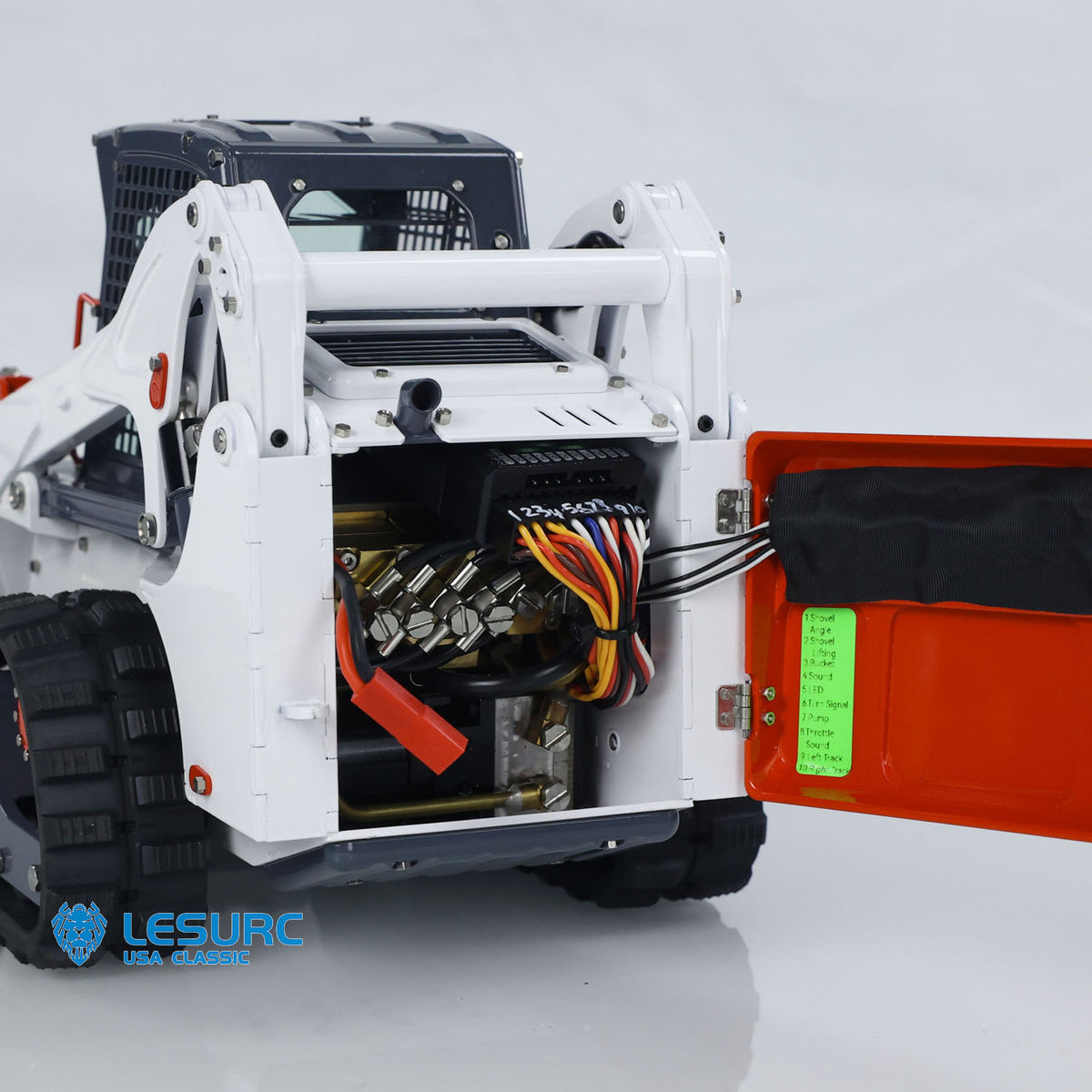 11.11 Flash Sale LESU Aoue LT5 1/14 Metal Hydraulic Tracked RC Skid-Steer Loader B0008 with I6S Radio Controller Light Sound System for Construction Vehicle Enthusiast