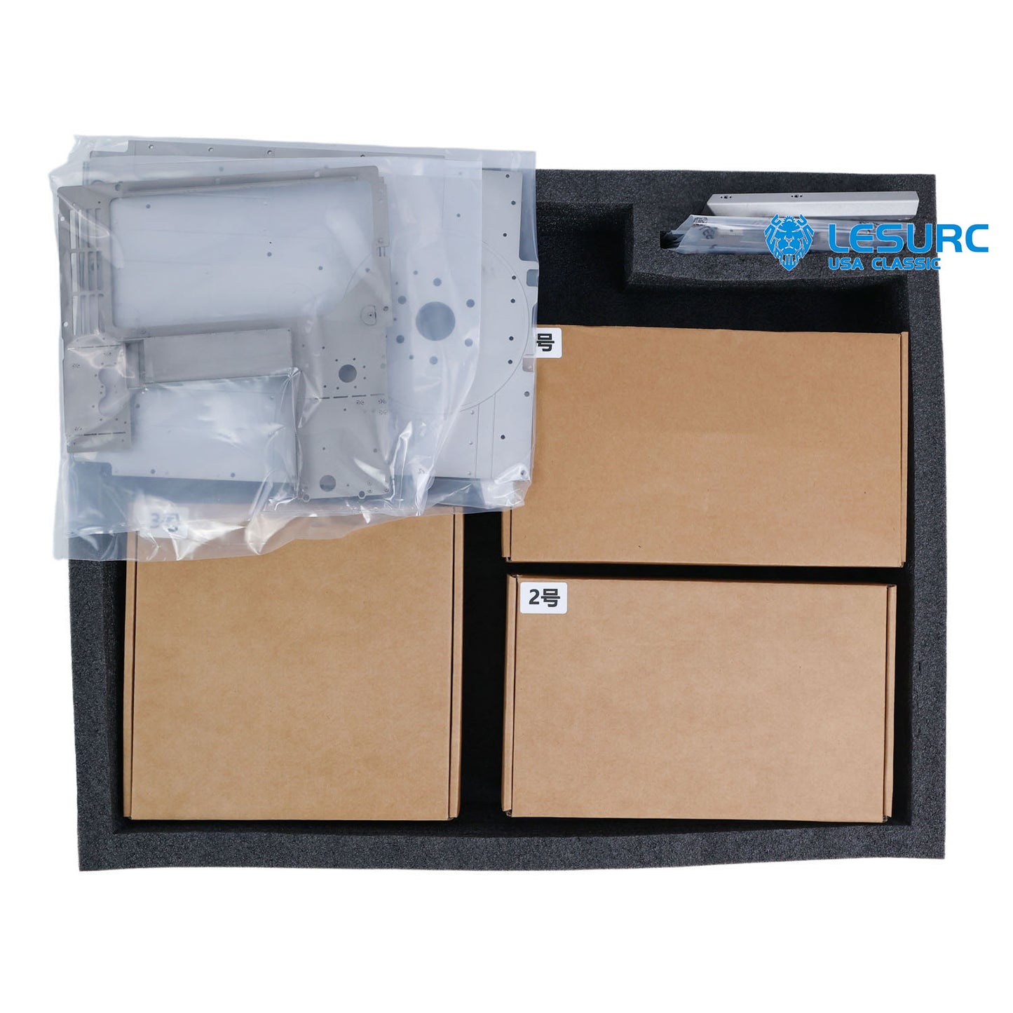 LIMITED-TIME SALE IN Stock LESU Aoue PC500 1/14 Metal RC Hydraulic Tracked Excavator KIT Painted RC Digger 7Ways Valve 3-4MPA Pump Light DIY Model
