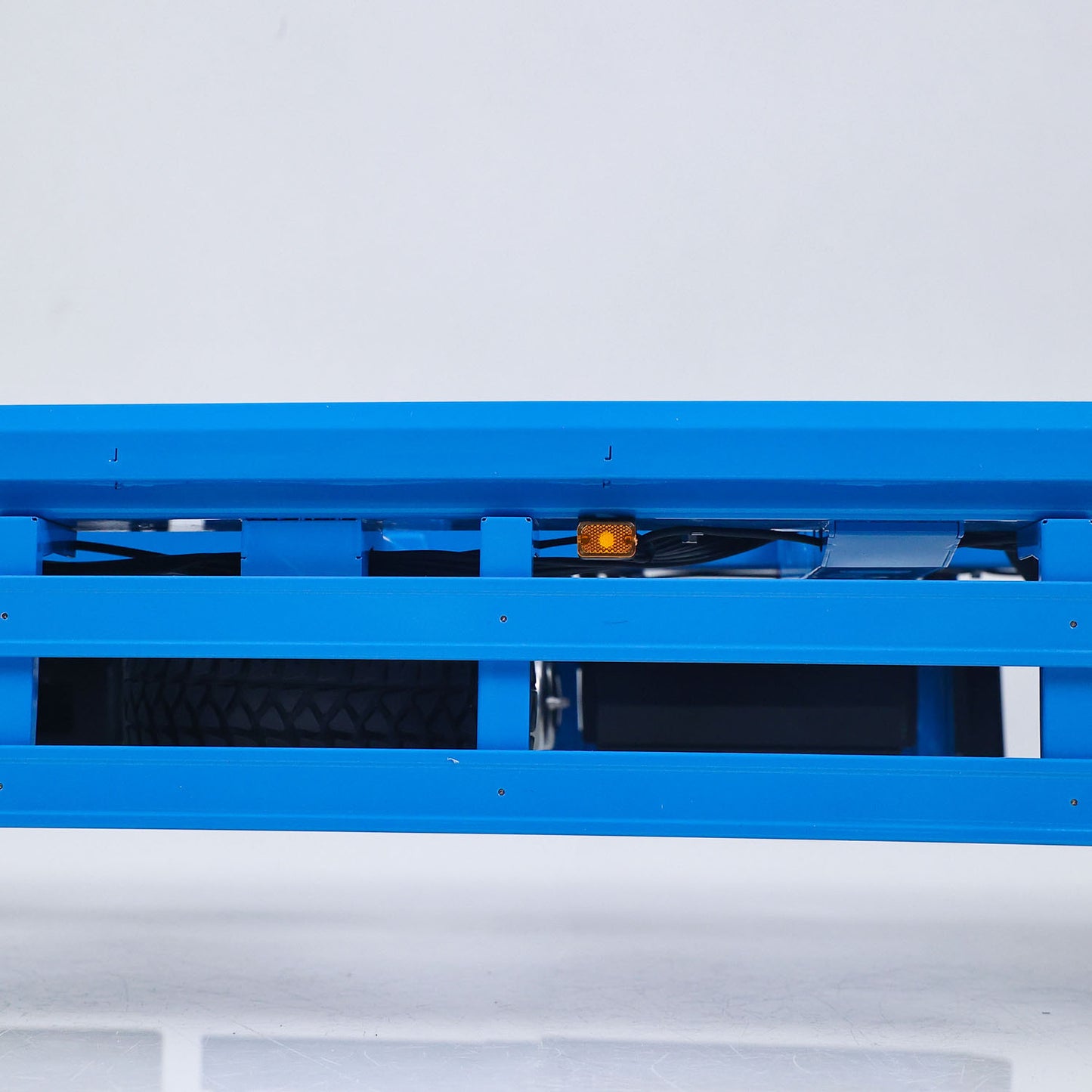 LESU A0065 Metal RC Trailer Painted Model Light System Front Wheel Steerable for 1/14 Remote Control Hydraulic Full Dump Truck