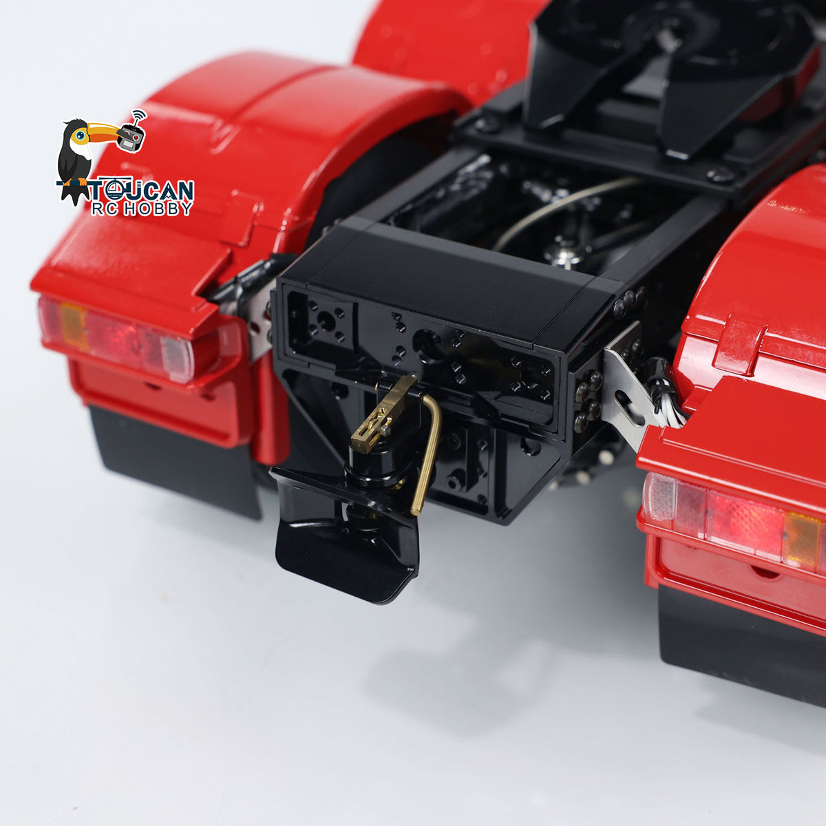 1/14 RC Tractor Truck Radio Control Car LESU 8X8 Metal Chassis Model 2-speed Transmission Light Sound