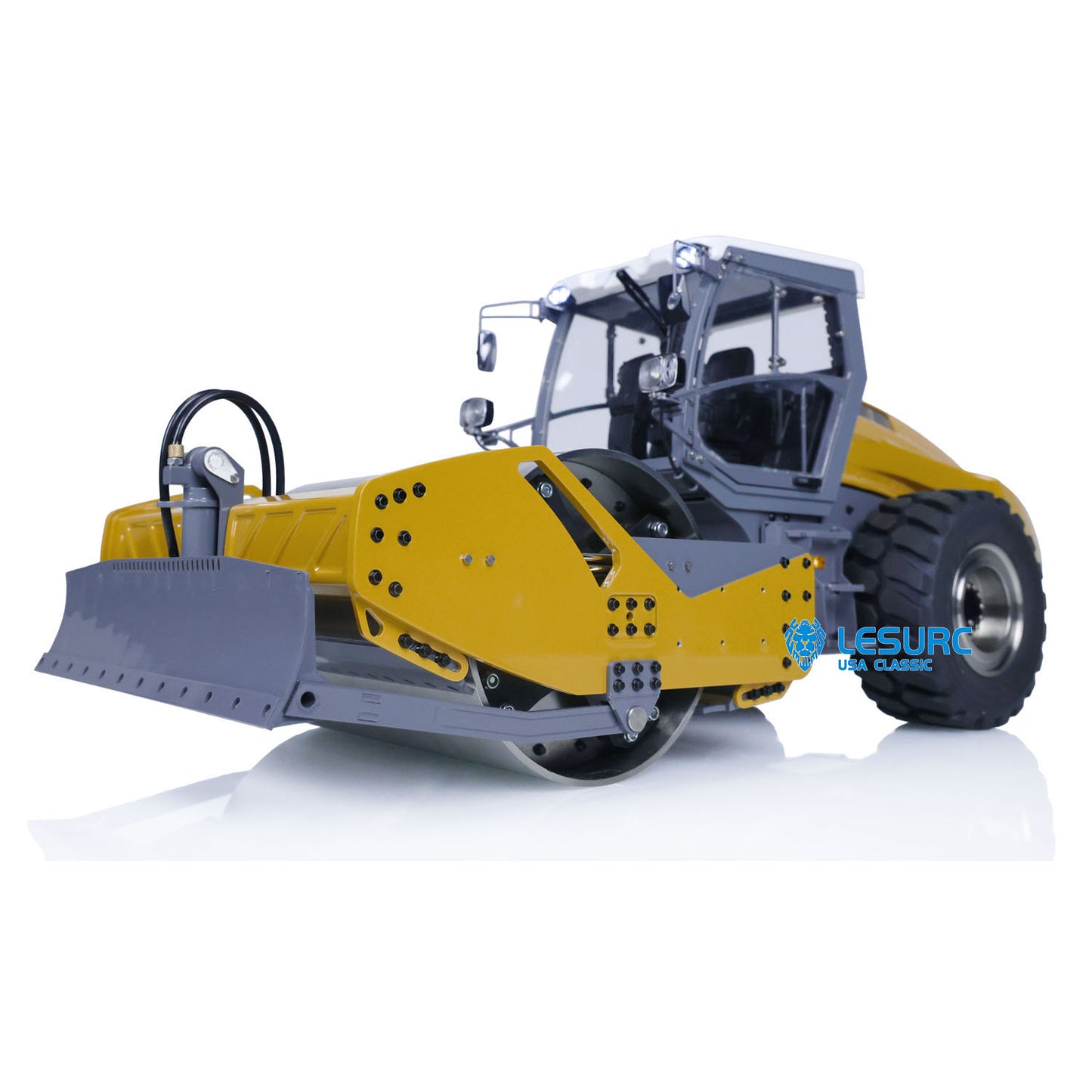 LESU 1/14 RC PNP Painted Hydraulic Road Roller Metal Engineering Vehicle Model HAMM-H13ixc W/ Motor ESC Light Sound System