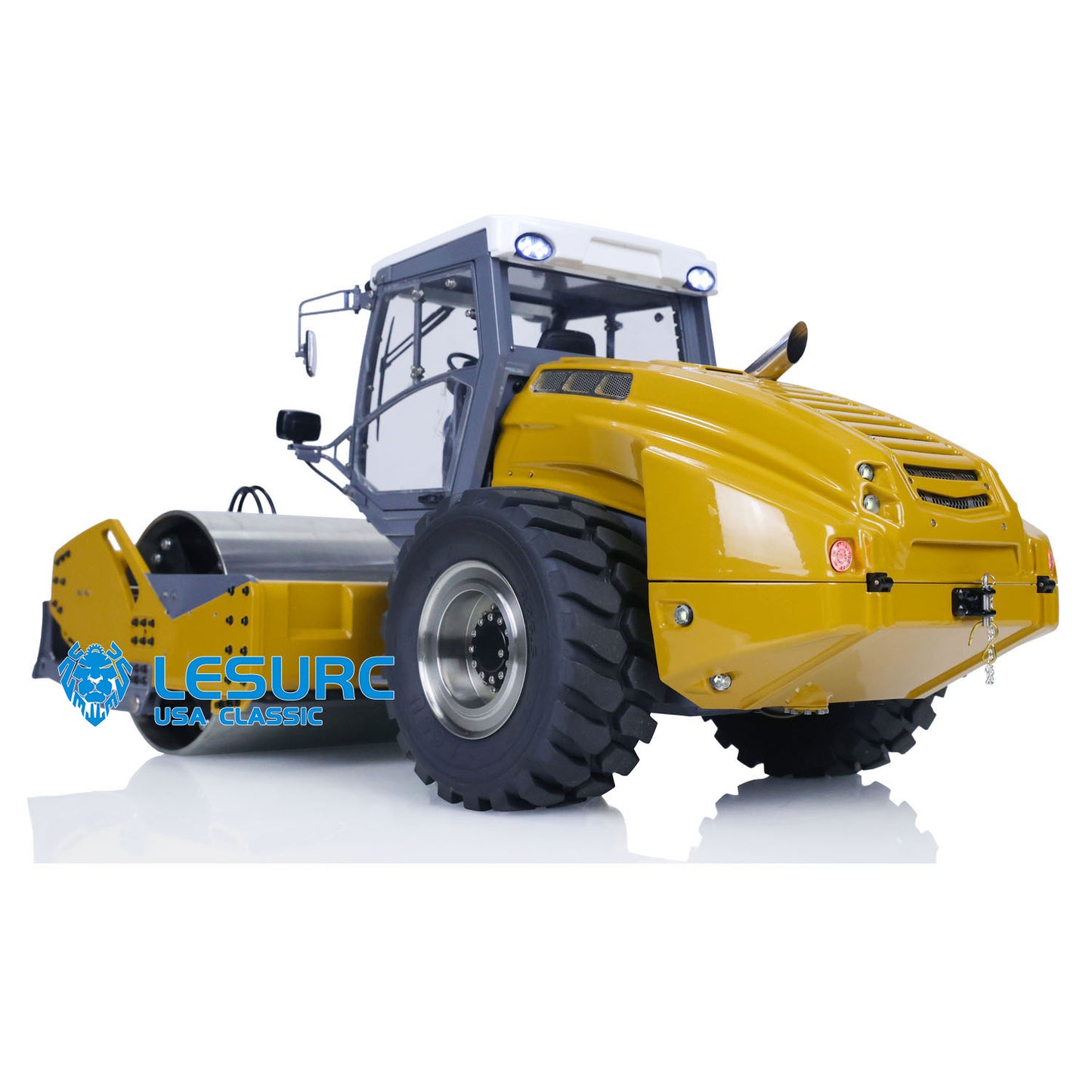 LESU 1/14 Metal RC Hydraulic Heavy-duty Remote Control Road Roller Aoue-H13i Ready to Ready Electric Car DIY Model