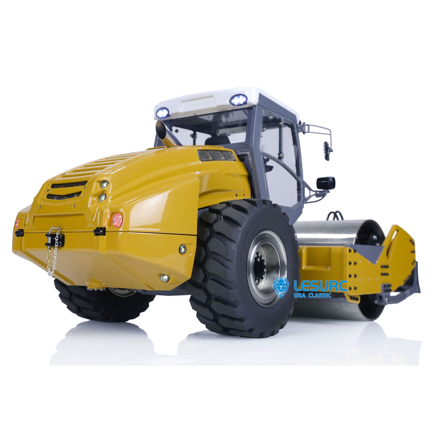 LESU 1/14 RC PNP Painted Hydraulic Road Roller Metal Engineering Vehicle Model HAMM-H13ixc W/ Motor ESC Light Sound System