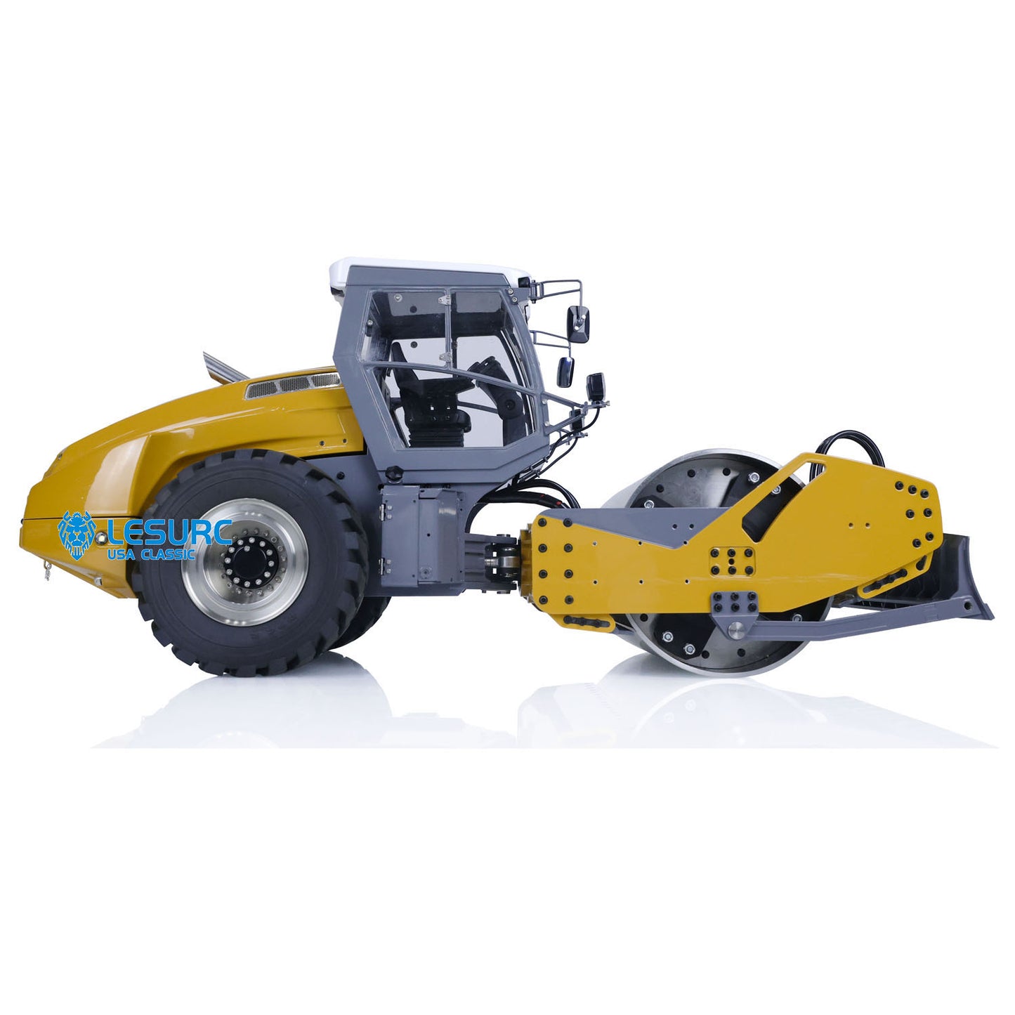 LESU 1/14 RC Painted Hydraulic Road Roller Metal Engineering Model RTR HAMM-H13ixc W/ Motor ESC Light Sound PL18EVLite Controller