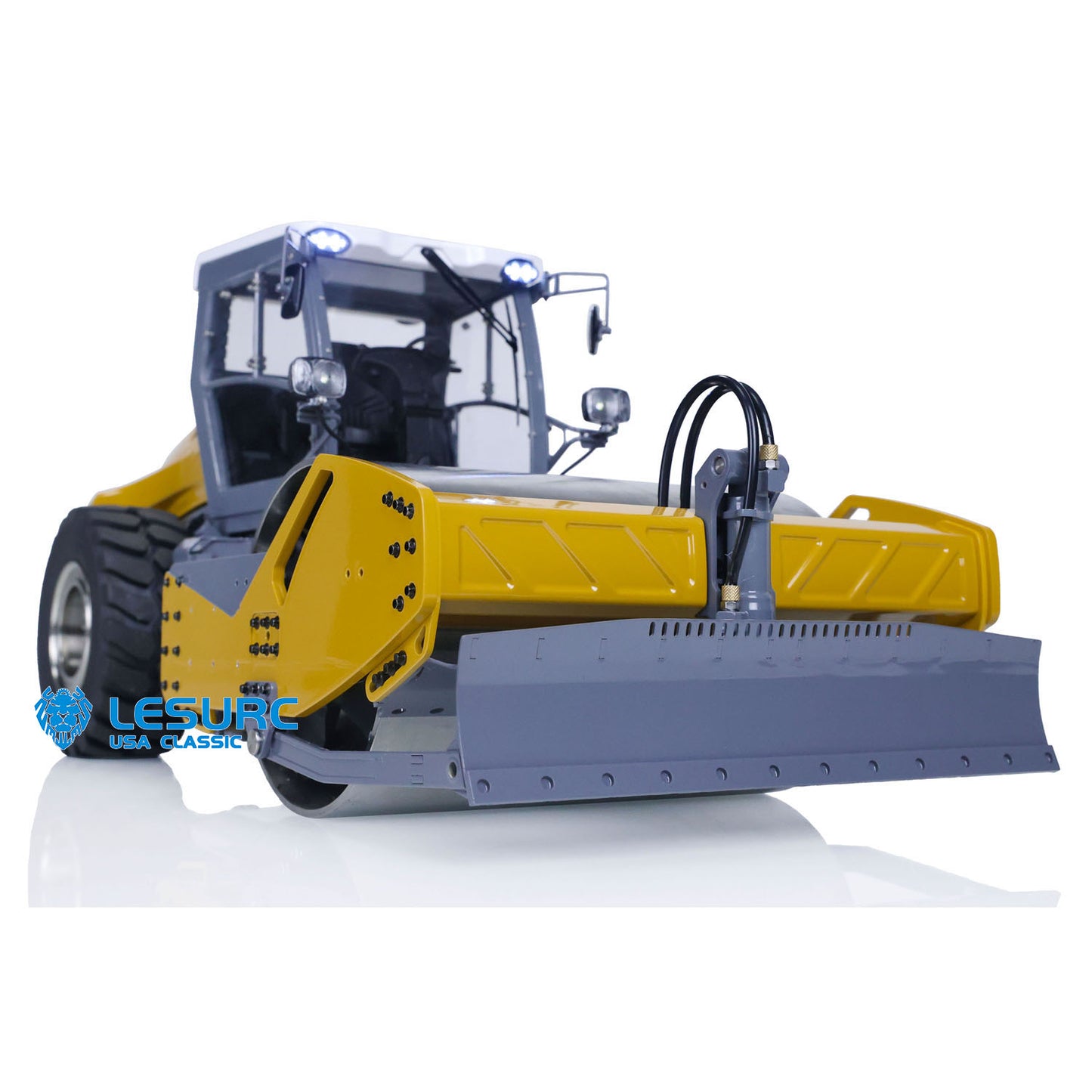 LESU 1/14 RC PNP Painted Hydraulic Road Roller Metal Engineering Vehicle Model HAMM-H13ixc W/ Motor ESC Light Sound System