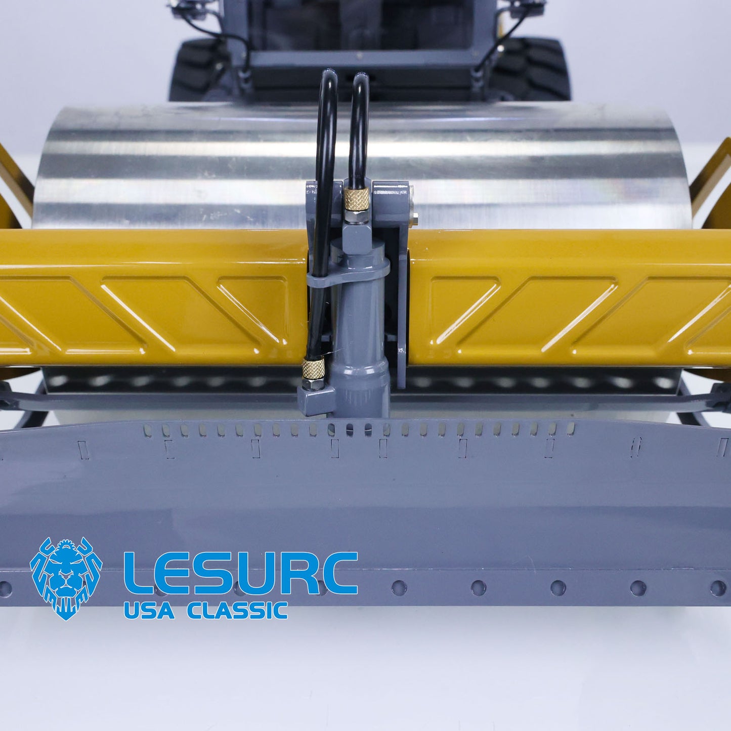 LESU Aoue-H13i 1/14 Metal RC Hydraulic Road Roller A0009 RTR with FlySky PL18EV Lite Radio Controller Light Sound for Model Collectors