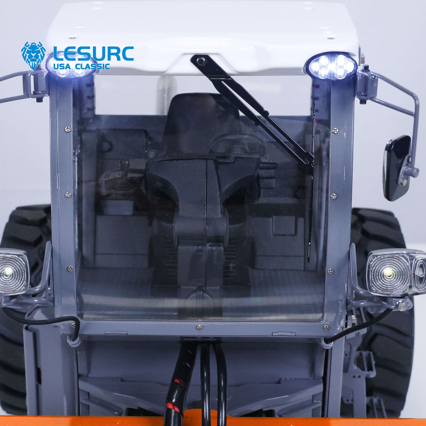 LESU Aoue-H13i 1/14 Metal RC Hydraulic Road Roller A0009 PNP with Towing hook Lock Differential Axles Light Sound for Dirt Tracks Hobbyists