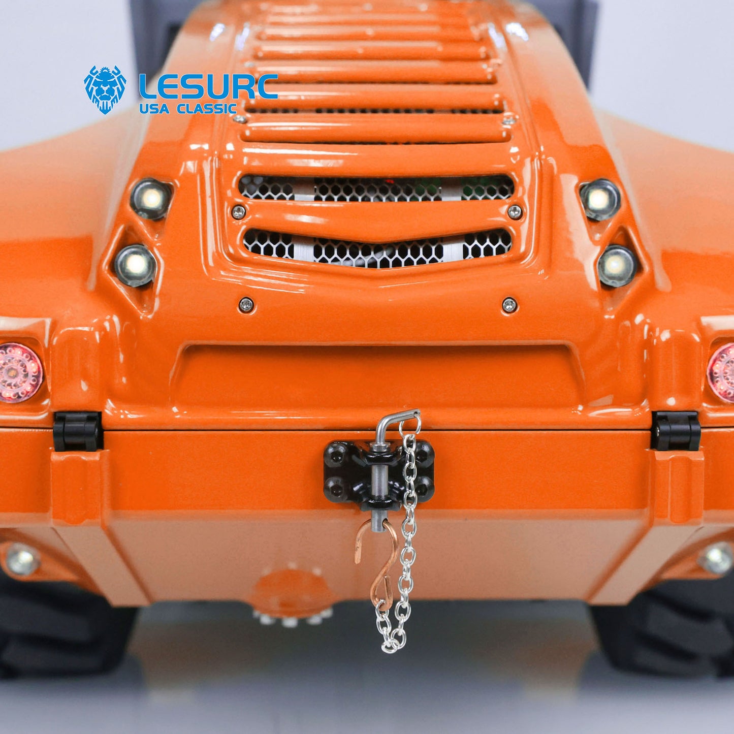 LESU Aoue-H13i 1/14 Metal RC Hydraulic Road Roller A0009 PNP with Towing hook Lock Differential Axles Light Sound for Dirt Tracks Hobbyists