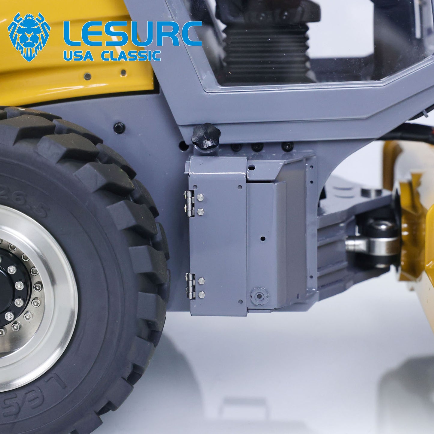 LESU 1/14 Metal RC Hydraulic Heavy-duty Remote Control Road Roller Aoue-H13i Ready to Ready Electric Car DIY Model