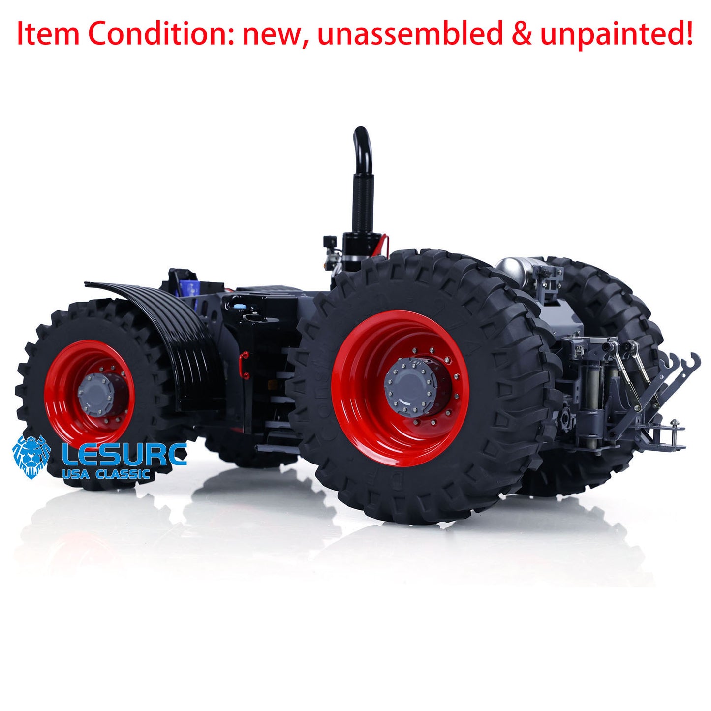 Metal Chassis for LESU 1/16 4X4 1050 RC Tractors Remote Control Car Model Kits Unpainted Hobby Model DIY Spare Parts