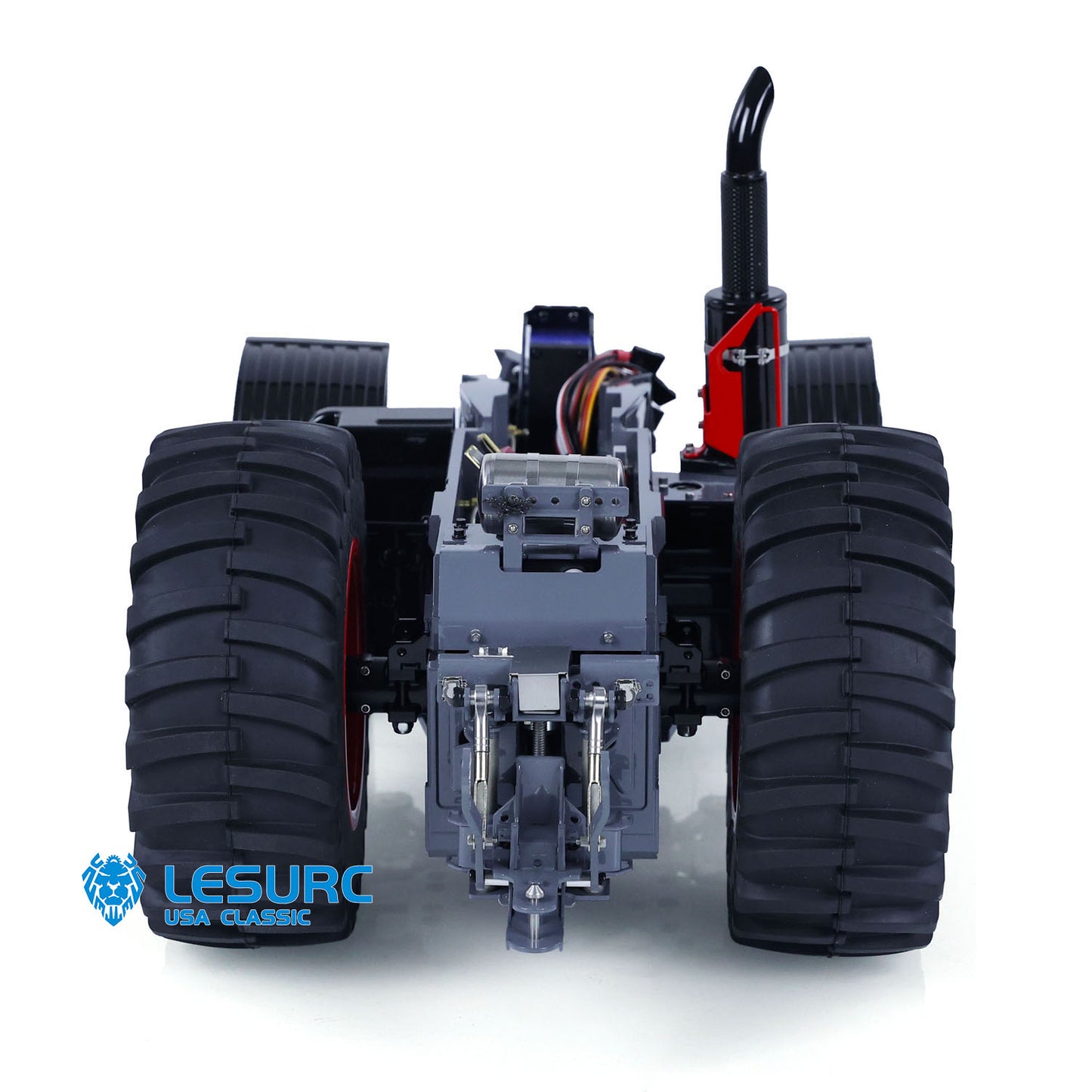 Metal Chassis 4X4 for 1/16 LESU 1050 RC Tractors DIY Radio Control Car Model Assembled Unpainted Accessory Differential Lock