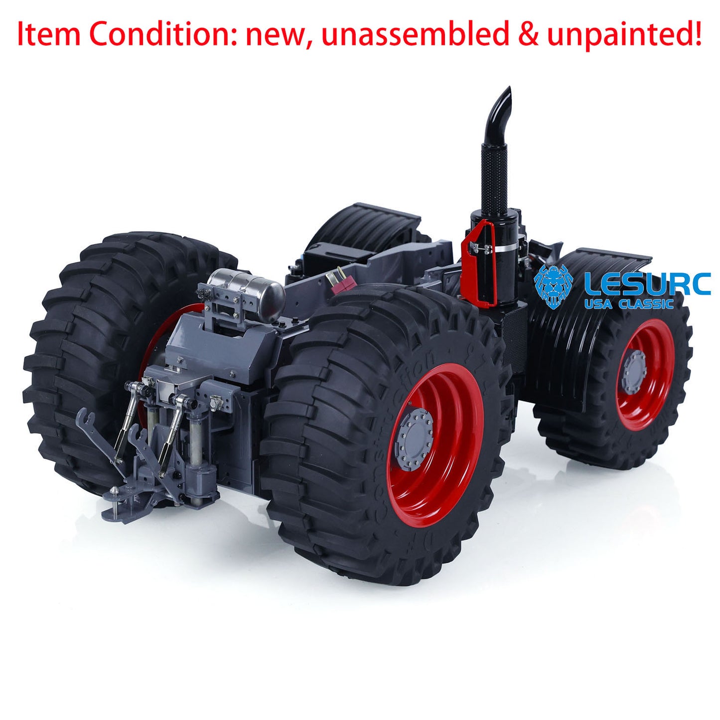 Metal Chassis for LESU 1/16 4X4 1050 RC Tractors Remote Control Car Model Kits Unpainted Hobby Model DIY Spare Parts