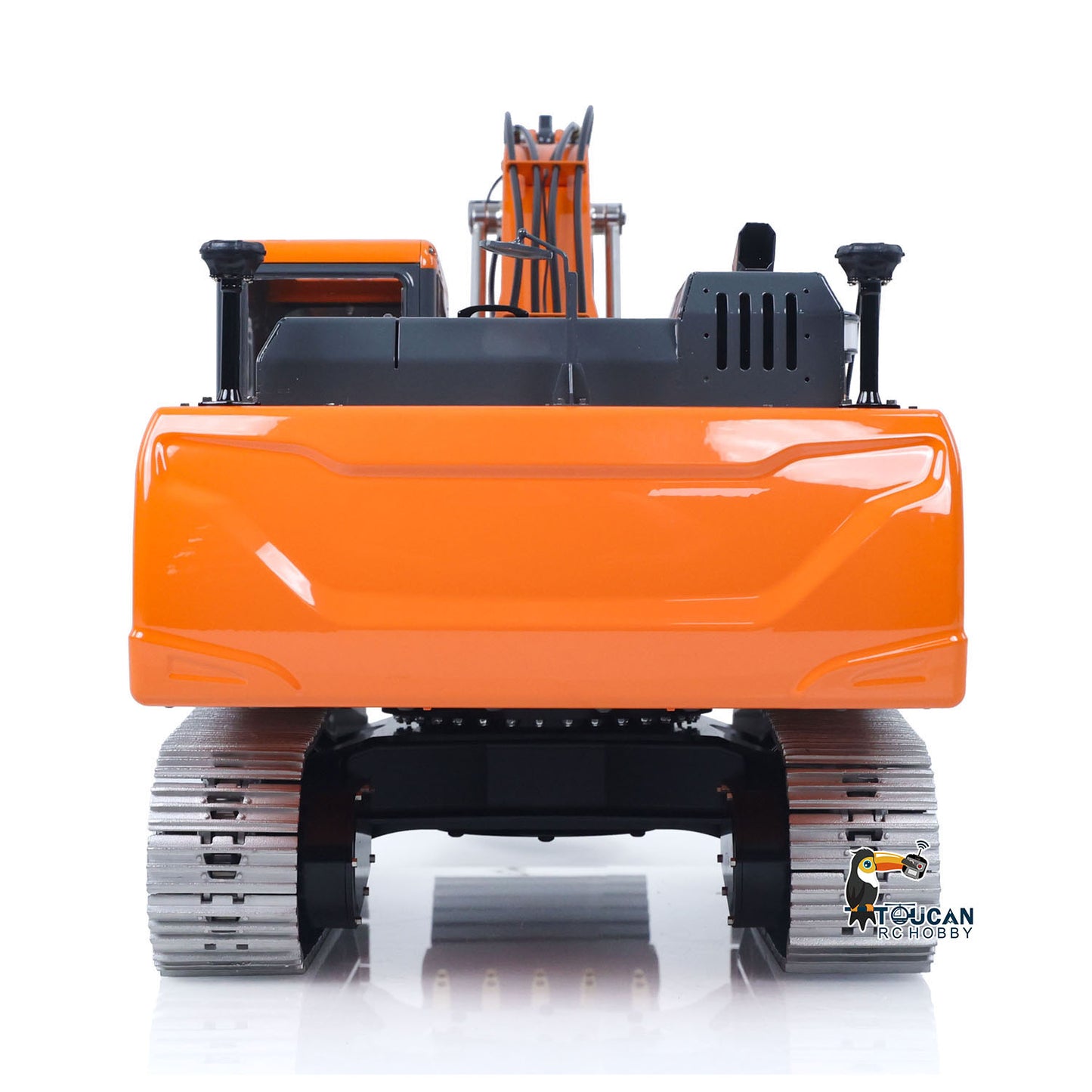 Pre-order Metal LESU 1/14 Remote Control Tracked 2Arms Hydraulic Excavator DX350LC Construction Vehicle Model With 3CH Valve Brushed Motor