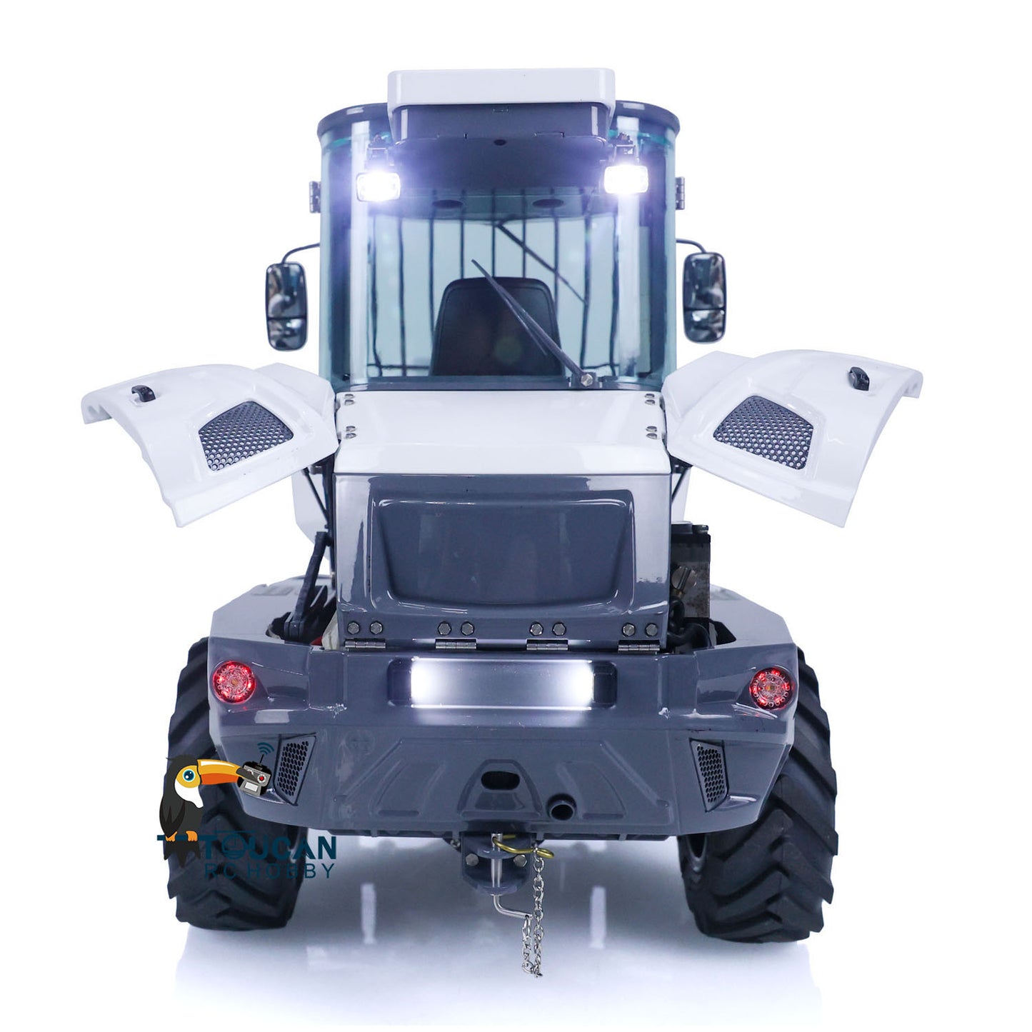 LESU 1/14 Scale AOUE 6MDX Metal Remote Controlled Hydraulic Articulated Dumper Truck 4X4 Tipper Car Construction Vehicle Motor