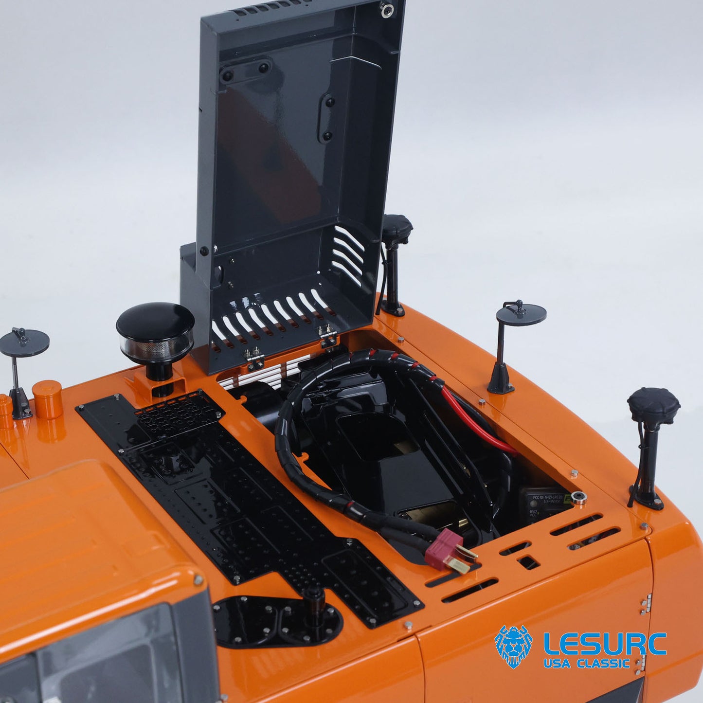 LESU 1/14 Remote Control Digger Metal RC DX350LC Hydraulic Excavator Aoue RTR Model 3CH Valve 4MPA Pump PL18EV Lite Battery