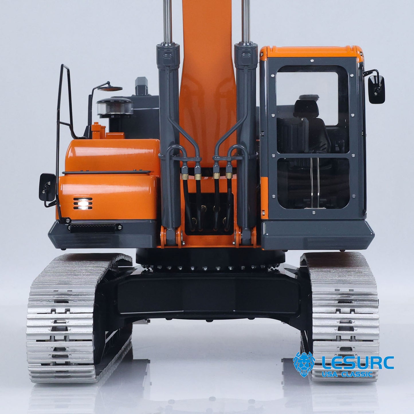 LESU 1/14 Remote Control Digger Metal RC DX350LC Hydraulic Excavator Aoue RTR Model 3CH Valve 4MPA Pump PL18EV Lite Battery