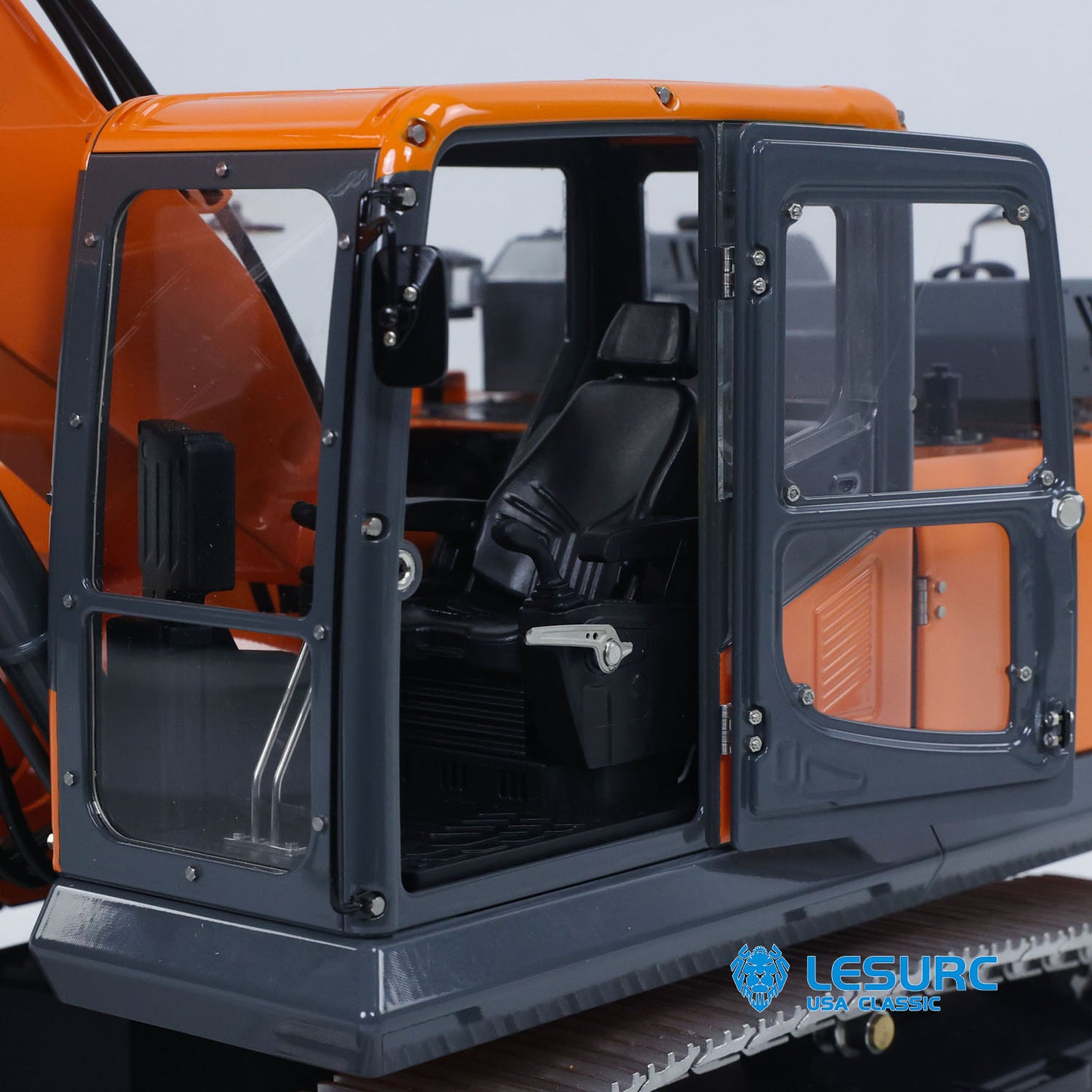 LESU 1/14 Remote Control Digger Metal RC DX350LC Hydraulic Excavator Aoue RTR Model 3CH Valve 4MPA Pump PL18EV Lite Battery