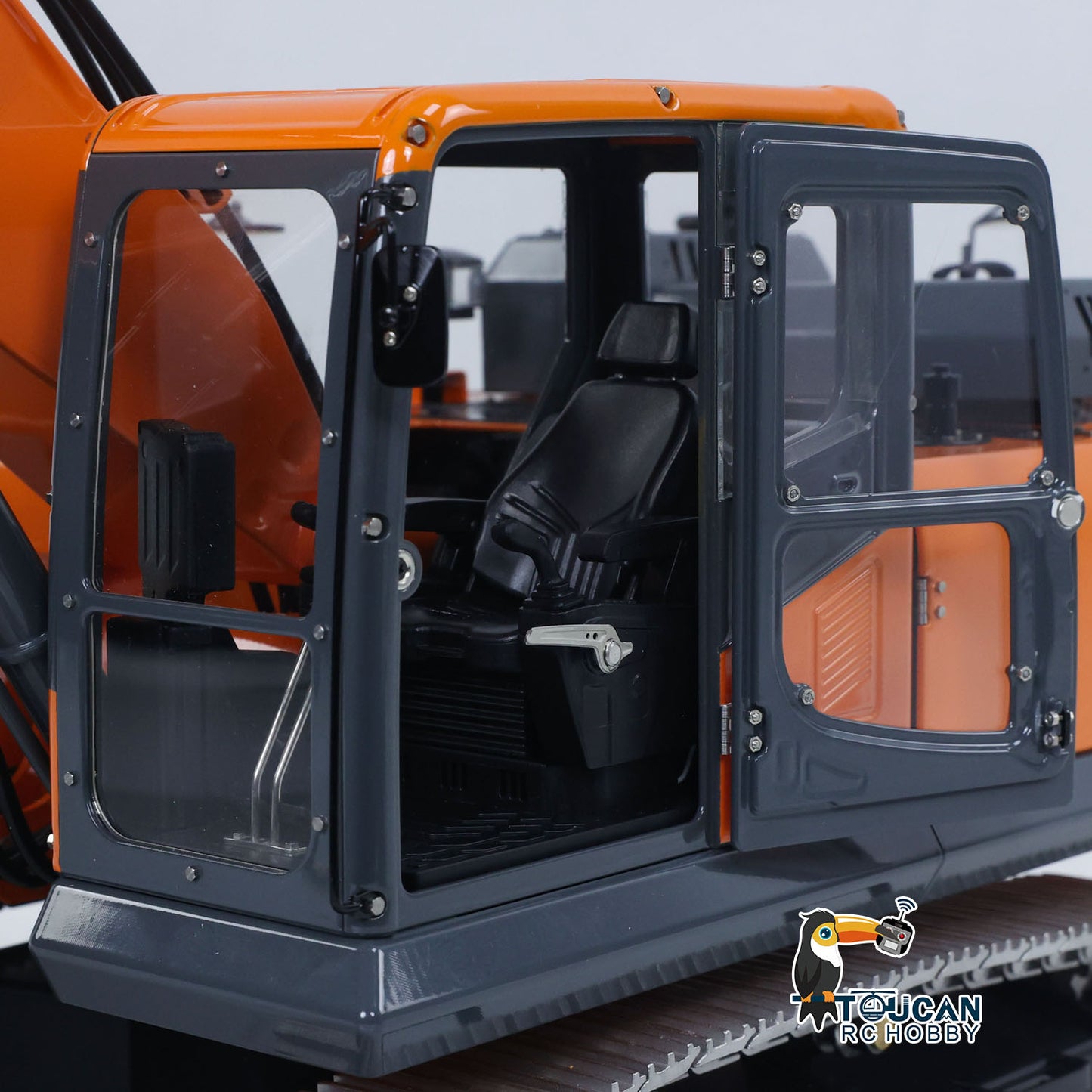 Pre-order Metal LESU 1/14 Remote Control Tracked 2Arms Hydraulic Excavator DX350LC Construction Vehicle Model With 3CH Valve Brushed Motor