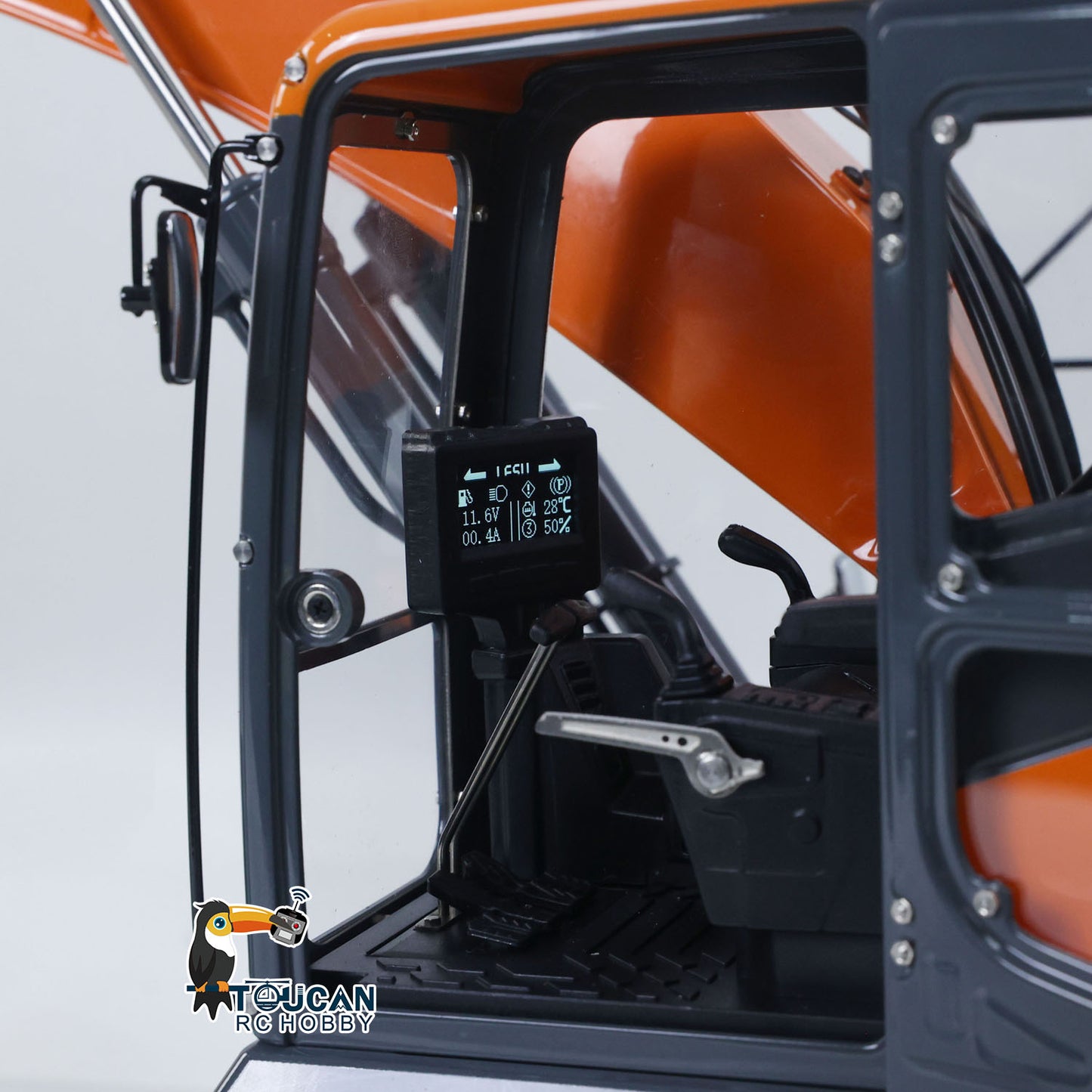 Pre-order Metal LESU 1/14 Remote Control Tracked 2Arms Hydraulic Excavator DX350LC Construction Vehicle Model With 3CH Valve Brushed Motor