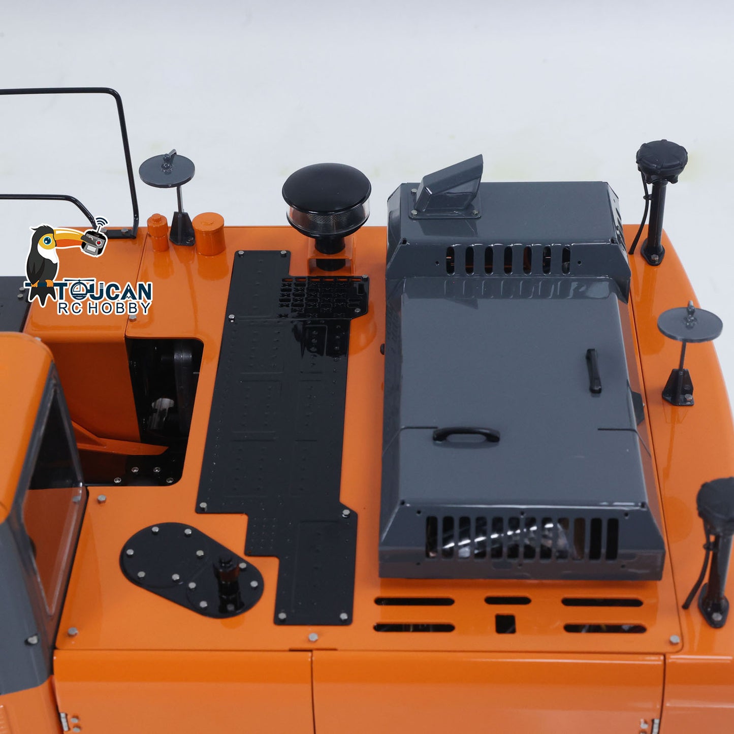 Pre-order Metal LESU 1/14 Remote Control Tracked 2Arms Hydraulic Excavator DX350LC Construction Vehicle Model With 3CH Valve Brushed Motor
