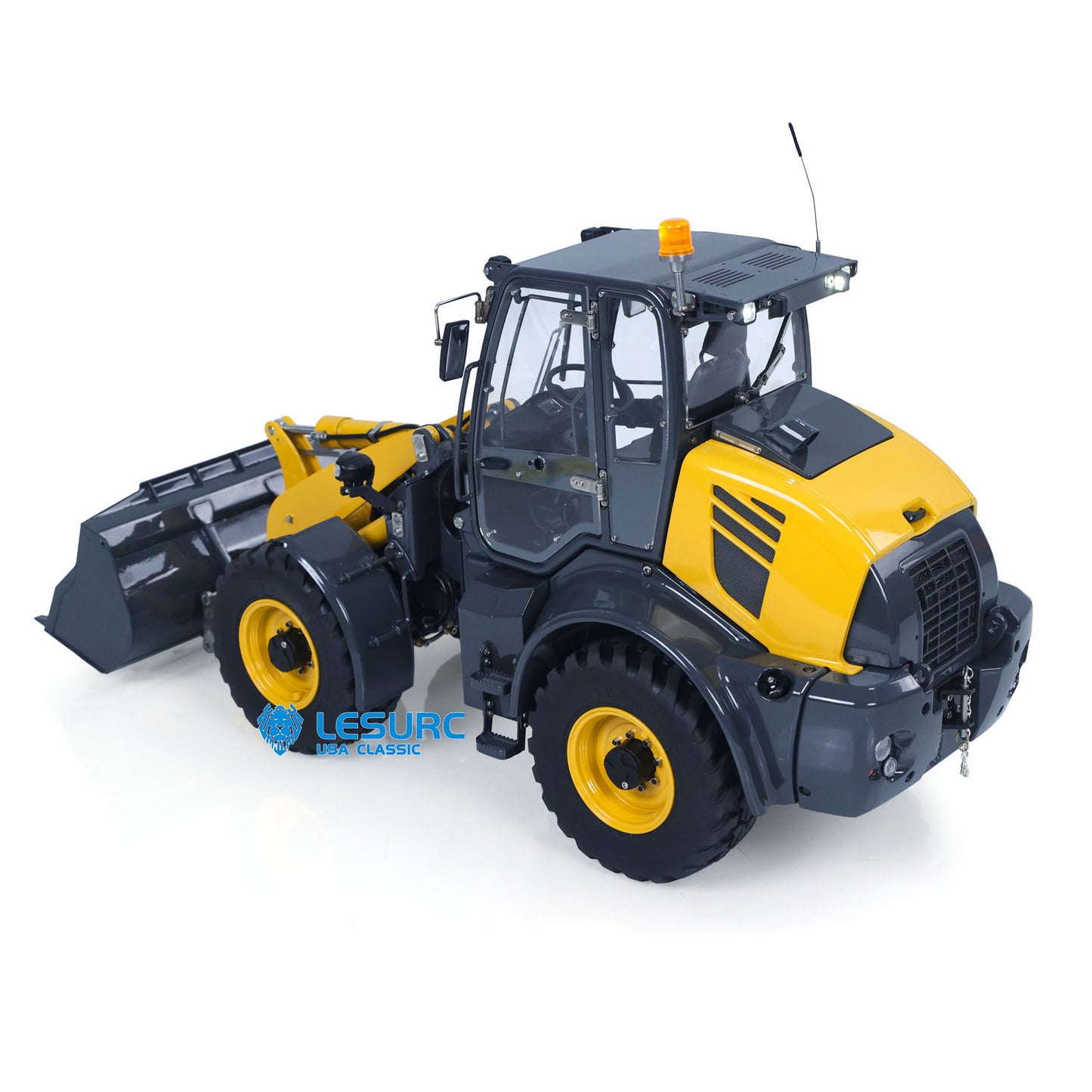 LESU Aoue-WA100M-8 1/14 Metal 4X4 RC Hydraulic Loader A0021 with Brushless Motor 3+1CH Valve Sound Light for Scale Model Exhibitions