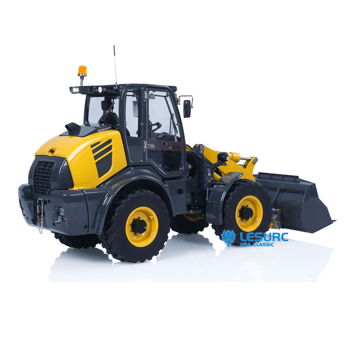 LESU Aoue-WA100M-8 1/14 Metal 4X4 RC Hydraulic Loader A0021 with Brushless Motor 3+1CH Valve Sound Light for Scale Model Exhibitions