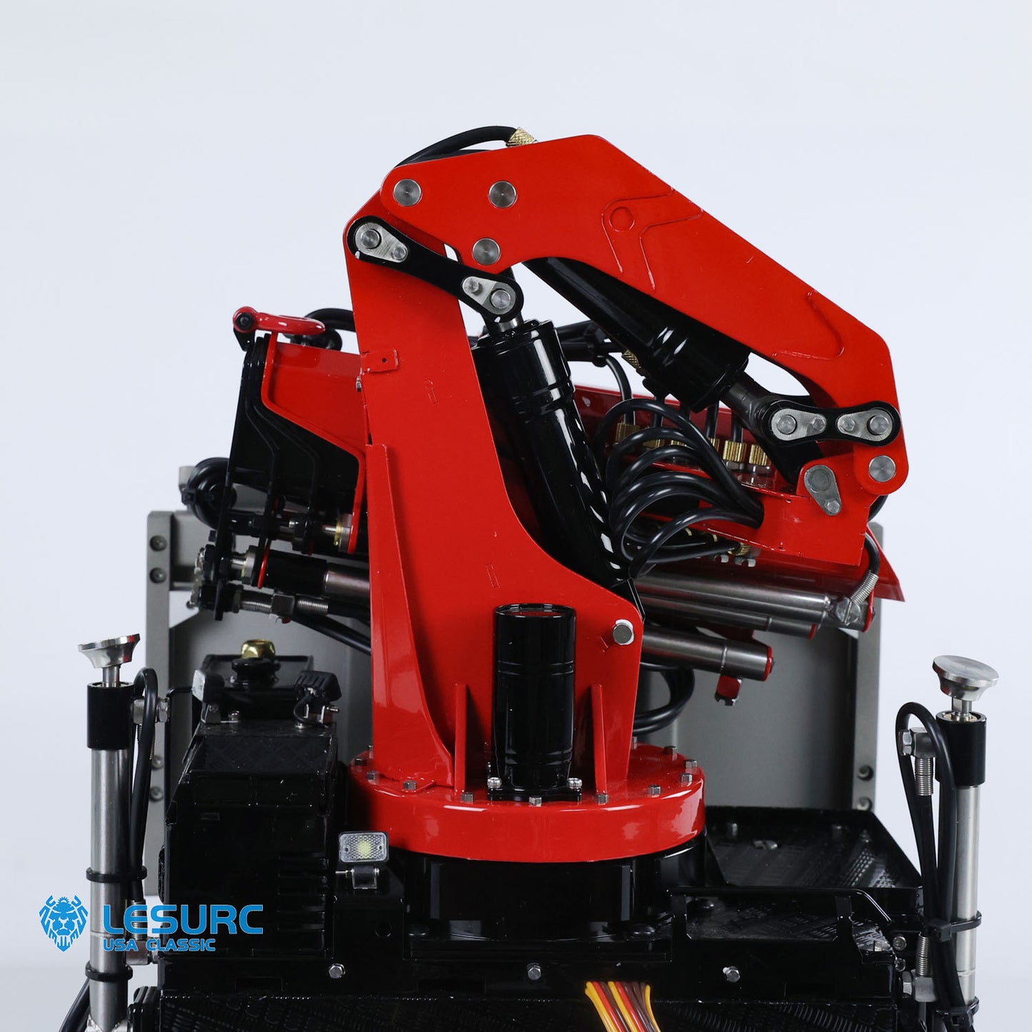 LESU 3348 8X8 RC Hydraulic Dump Truck 3-Ways 1/14 Remote Control Crane Tipper Engineering Vehicle Model 2Speed Gearbox Sound