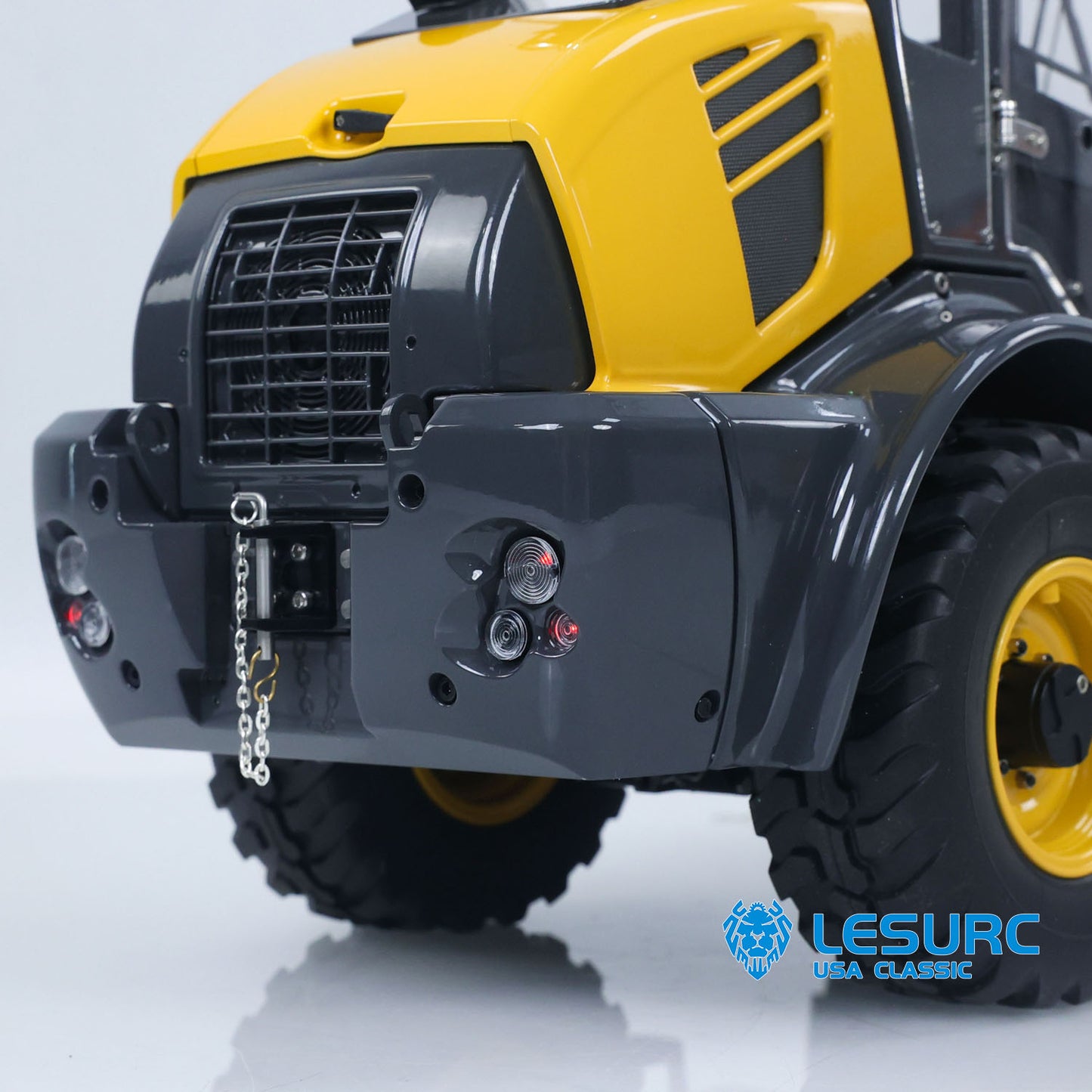 LESU Aoue-WA100M-8 1/14 Metal 4X4 RC Hydraulic Loader A0021 with Brushless Motor 3+1CH Valve Sound Light for Scale Model Exhibitions