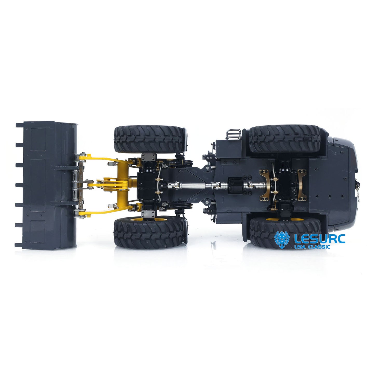 LESU Aoue-WA100M-8 1/14 Metal 4X4 RC Hydraulic Loader A0021 with Brushless Motor 3+1CH Valve Sound Light for Scale Model Exhibitions