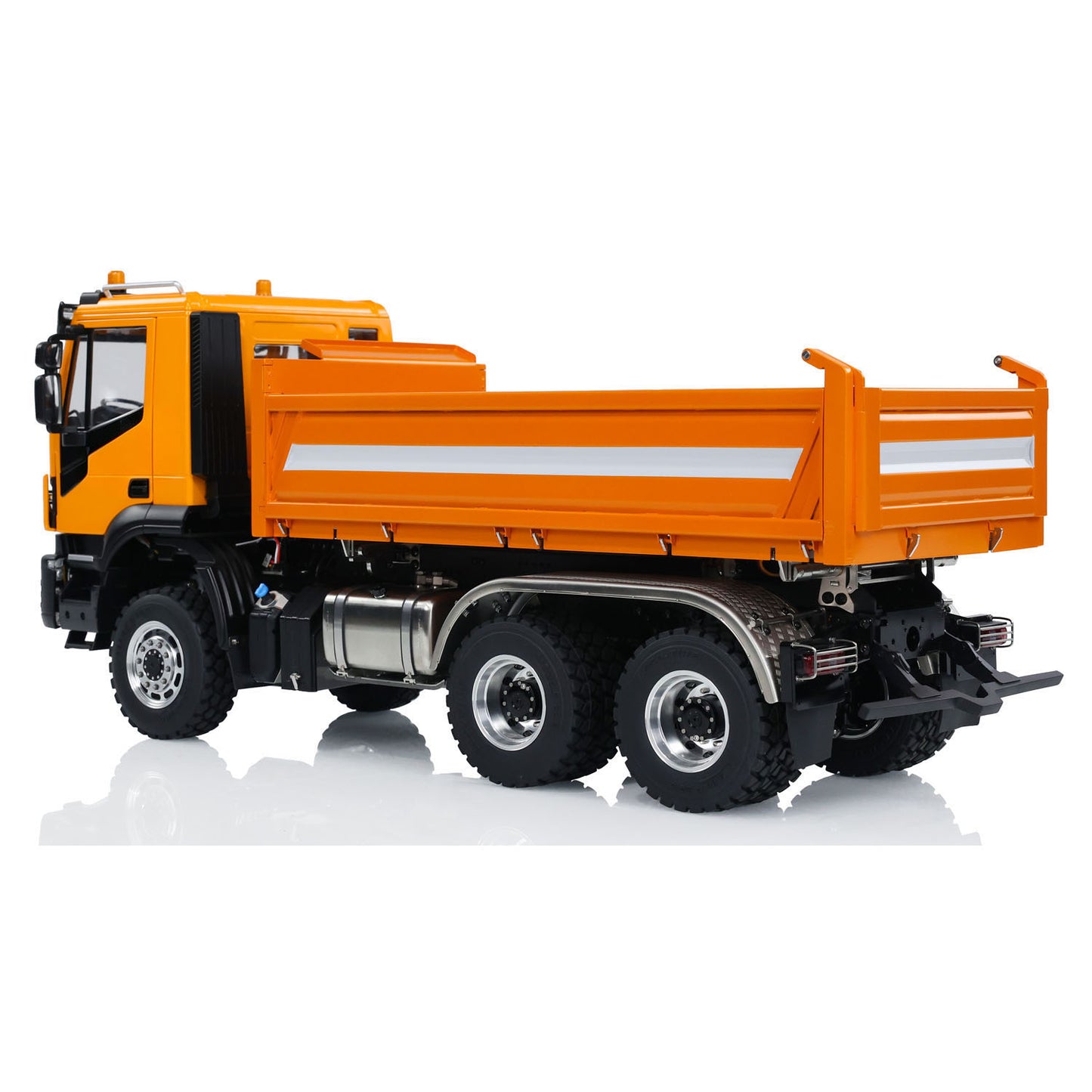 LESU 1/14 Metal 3 Way 6x6 RC Hydraulic Dump Truck Model with FlySky I6S Remote Controller 3-speed Transmission