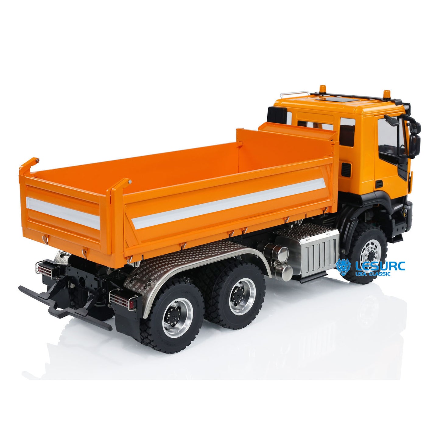 LESU A0009 1/14 Metal 6x6 RC Hydraulic Dump Truck with FlySky I6S Radio Controller 3 Speed Transmission for Model Enthusiast